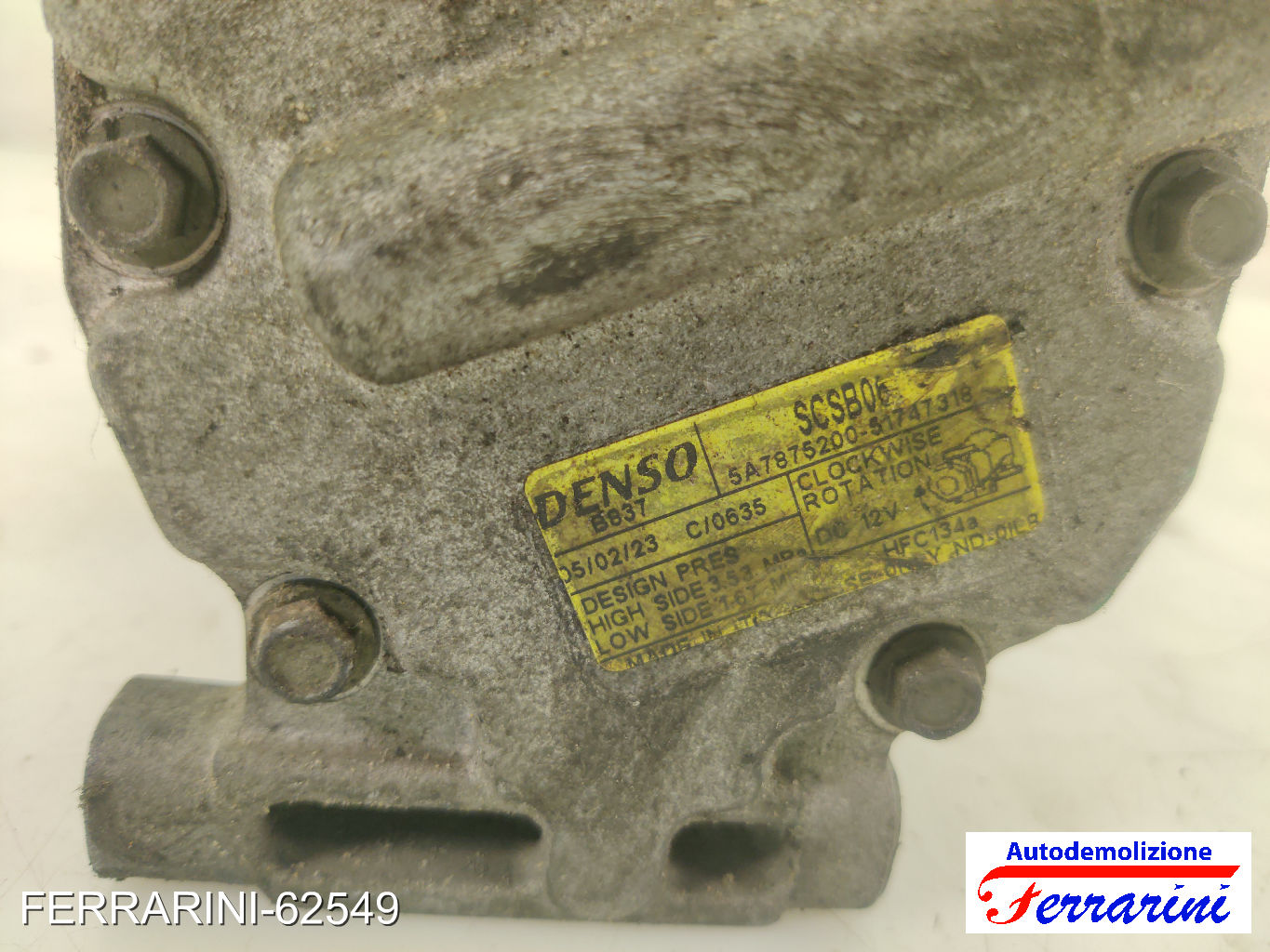 Compressore Clima FIAT PUNTO 188 1.2 60 1999-2010 71785268, 71797201 6