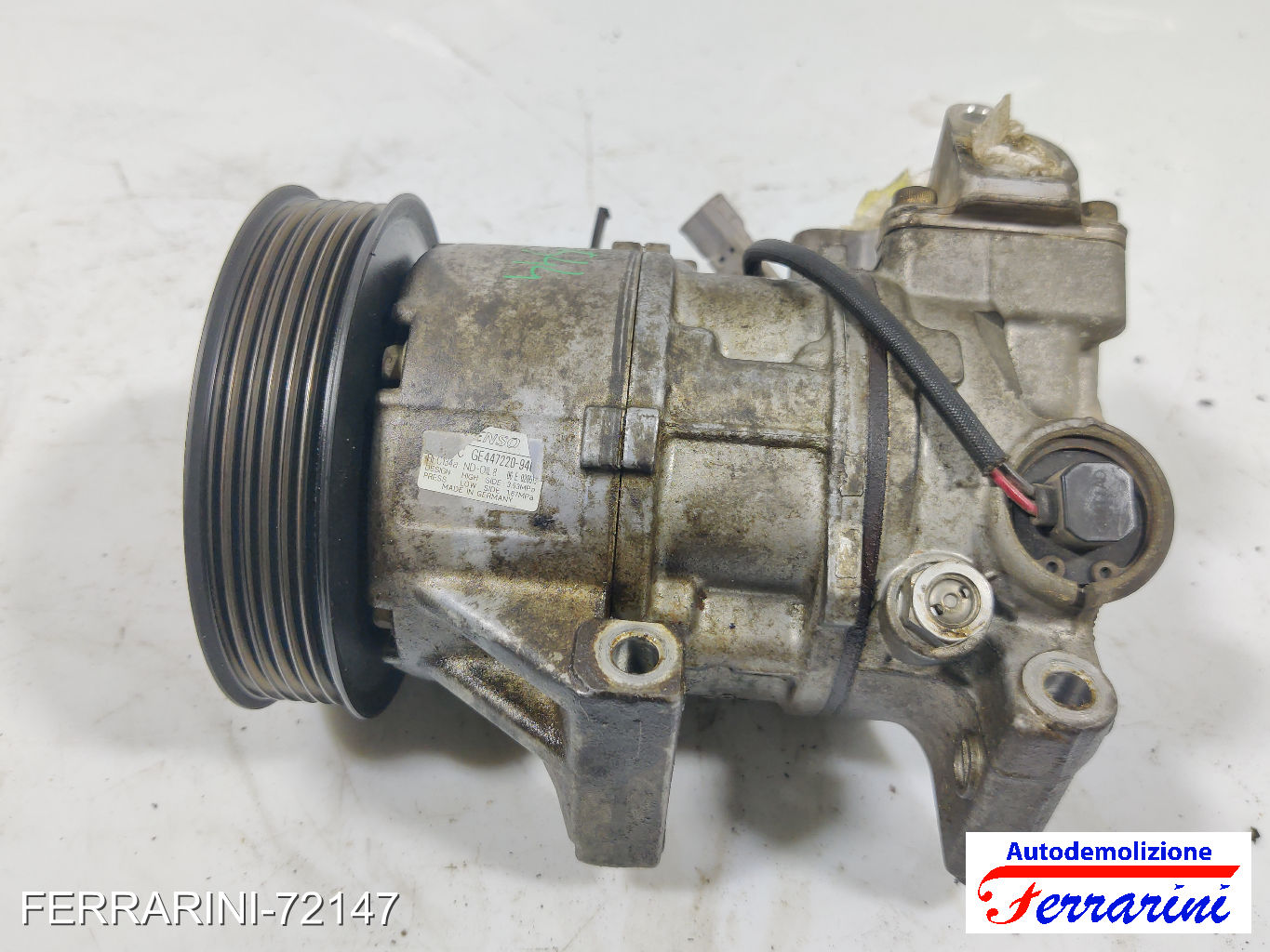 Compressore Clima TOYOTA YARIS P1 1.0 1999-2005 8832052010, HFC134A, GE447220946 6