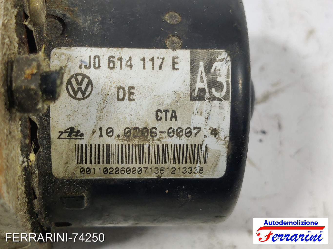 Centralina Pompa Abs VW GOLF 5 1K1 1.9 TDI 2003-2008 1K0614117E, JO614117E