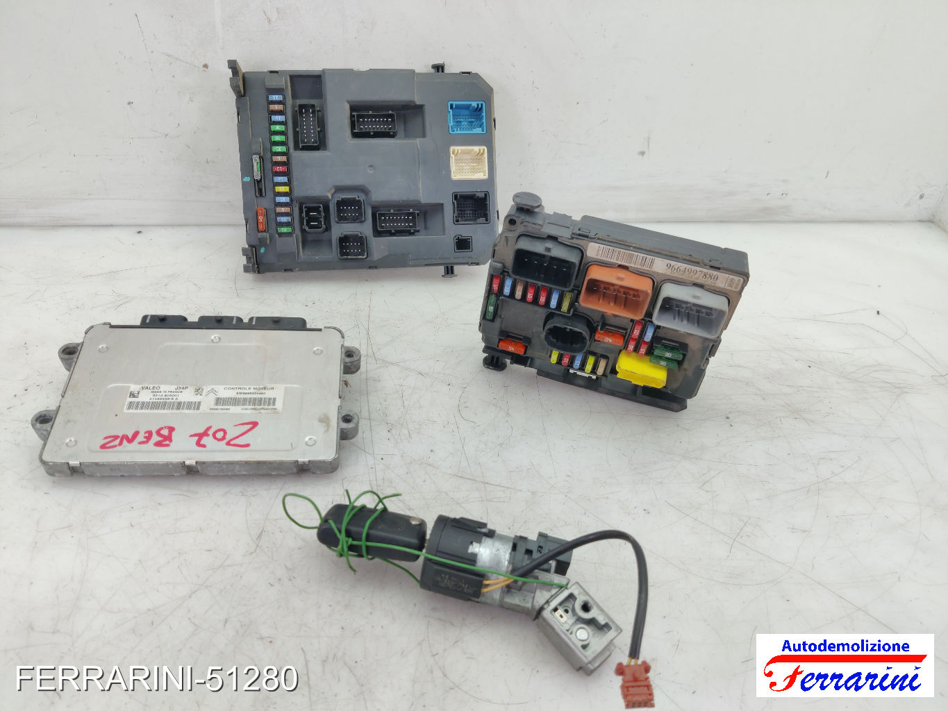 Kit Accensione CITROEN C3 1 FC, FN 1.4 HDI 2002-2009 SW9665424480, HW9651696680 15