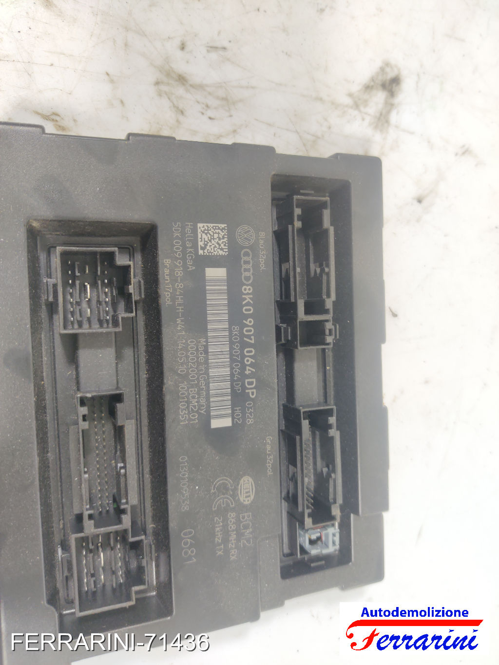 Centralina Comfort AUDI A4 AT 8K5 2008-2015 8K0907064DP, 301BCM201, 5DK00991884