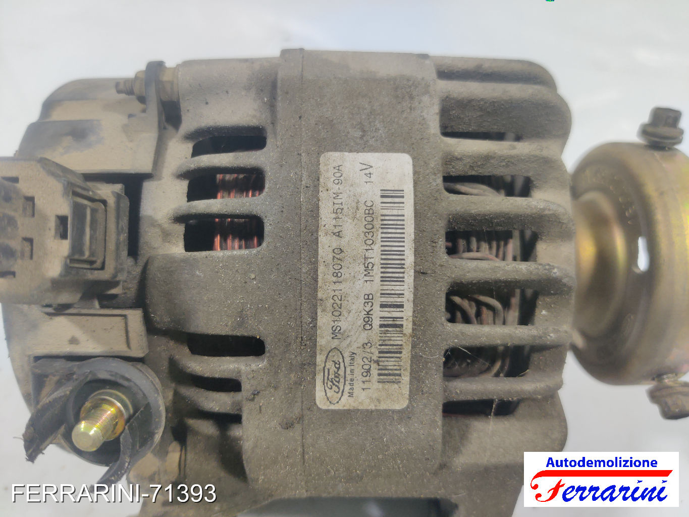 Alternatore FORD FOCUS DAW, DBW 1.8 TDCI 2001-2004 1M5T10300BC, 1M5T10300BD
