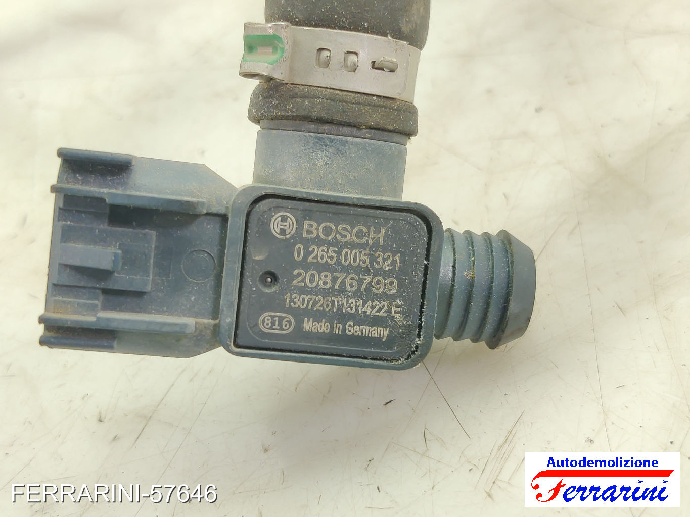 sensore pressione servofreno OPEL MERIVA B S10 1.4 LPG 2011-2017 20876799