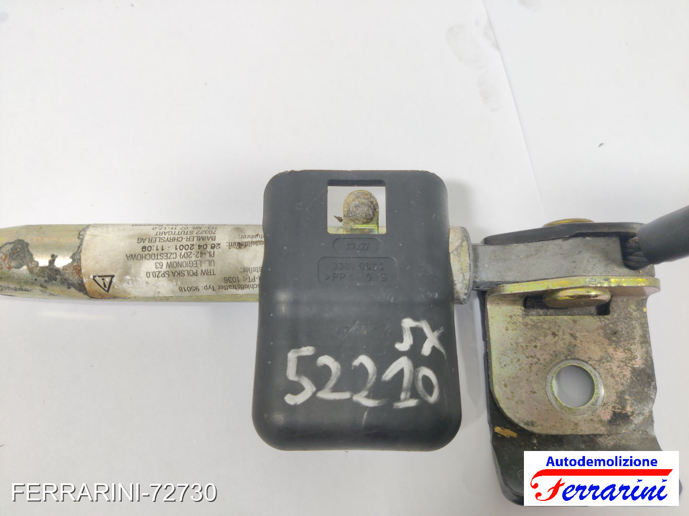 Aggancio Cintura Di Sicurezza MERCEDES CLASSE C W203 2000-2003 sinistro, sx