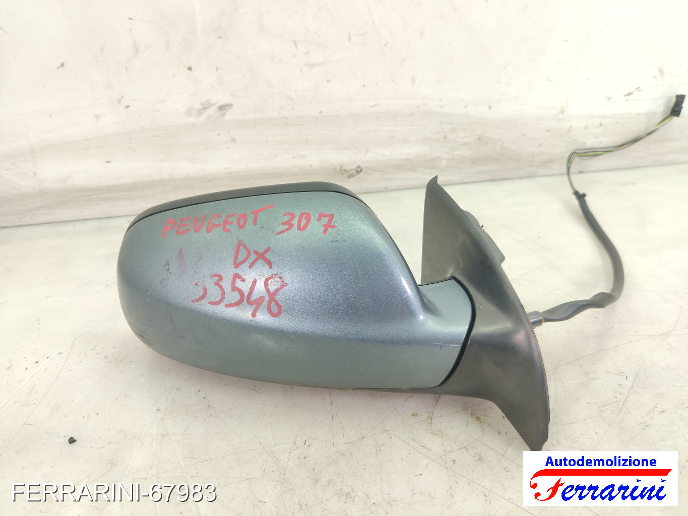 Specchietto Laterale PEUGEOT 307 3A/C 2005-2009 destro, dx 8