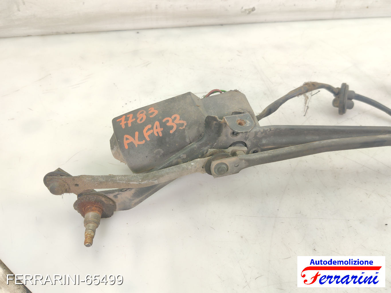 Spazzacqua Motorino Tergicristallo FIAT GRANDE PUNTO 199 2005-2009 anteriore 14