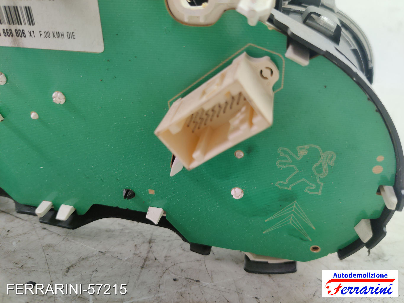 Quadro Contachilometri CITROEN C3 2 SC 1.4 HDI 70 2009-2023 96668806XT 6