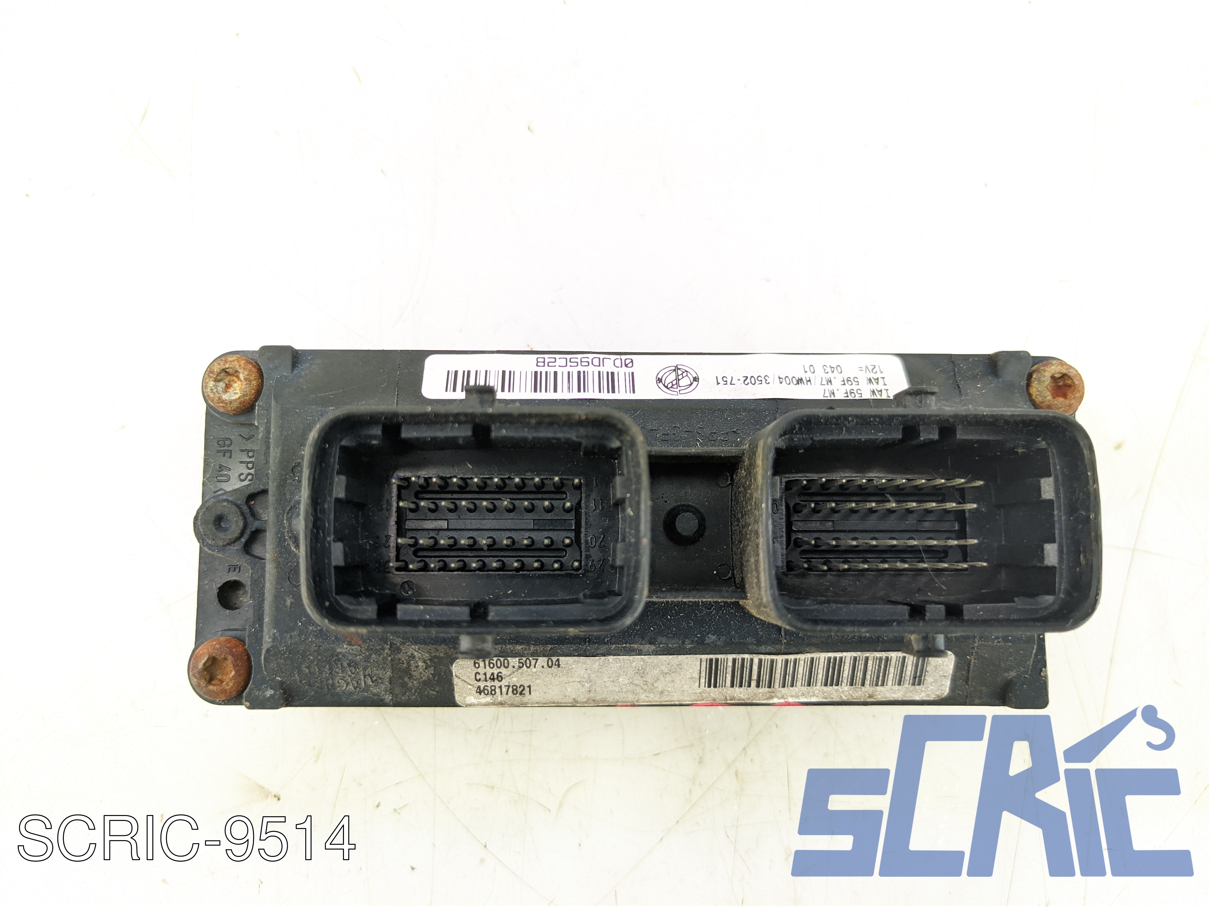 Centralina Motore FIAT SEICENTO 600 187 1.1 1998-2010 46817821, IAW59FM7