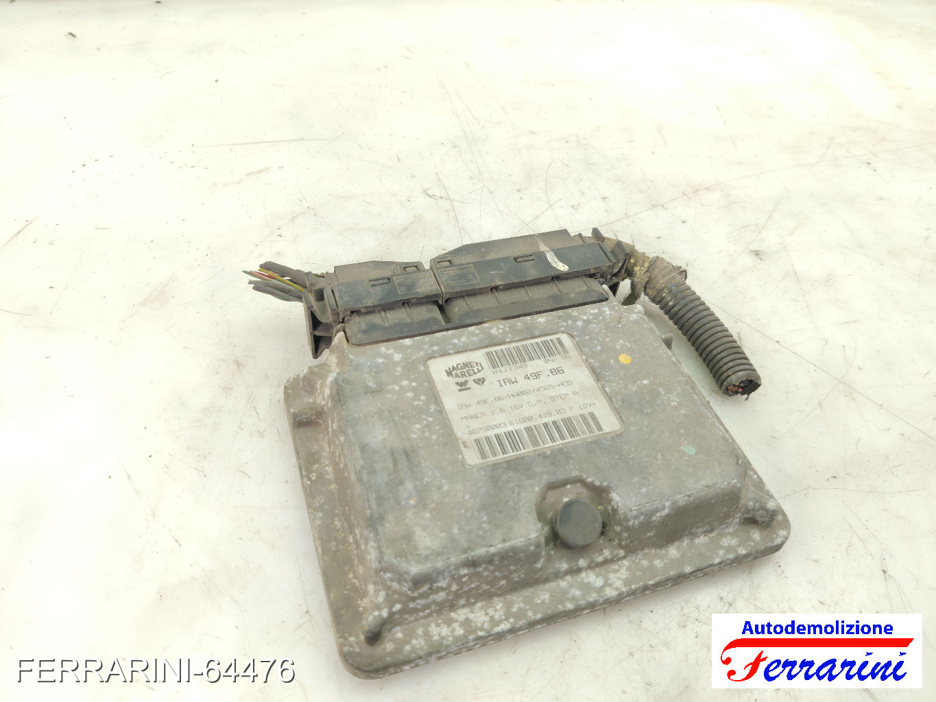 Centralina Motore FIAT MAREA 185 1.6 100 16V 1996-2002 46750003, 467500036