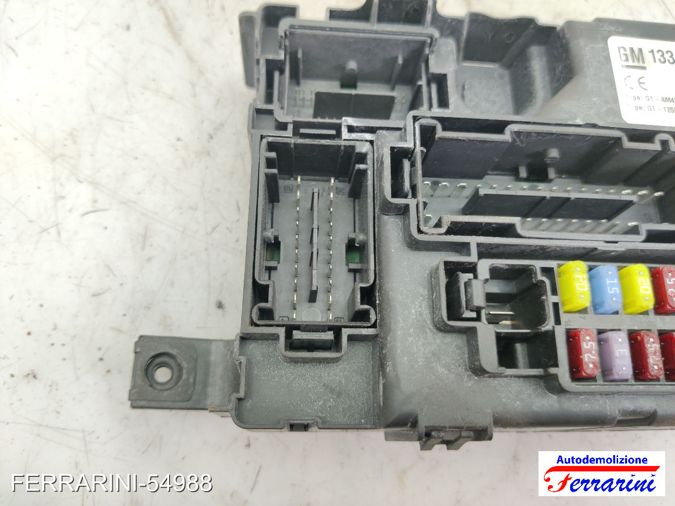 Scatola fusibili Fusibiliera Scatola Fusibili Body Computer OPEL CORSA D S07 1.2