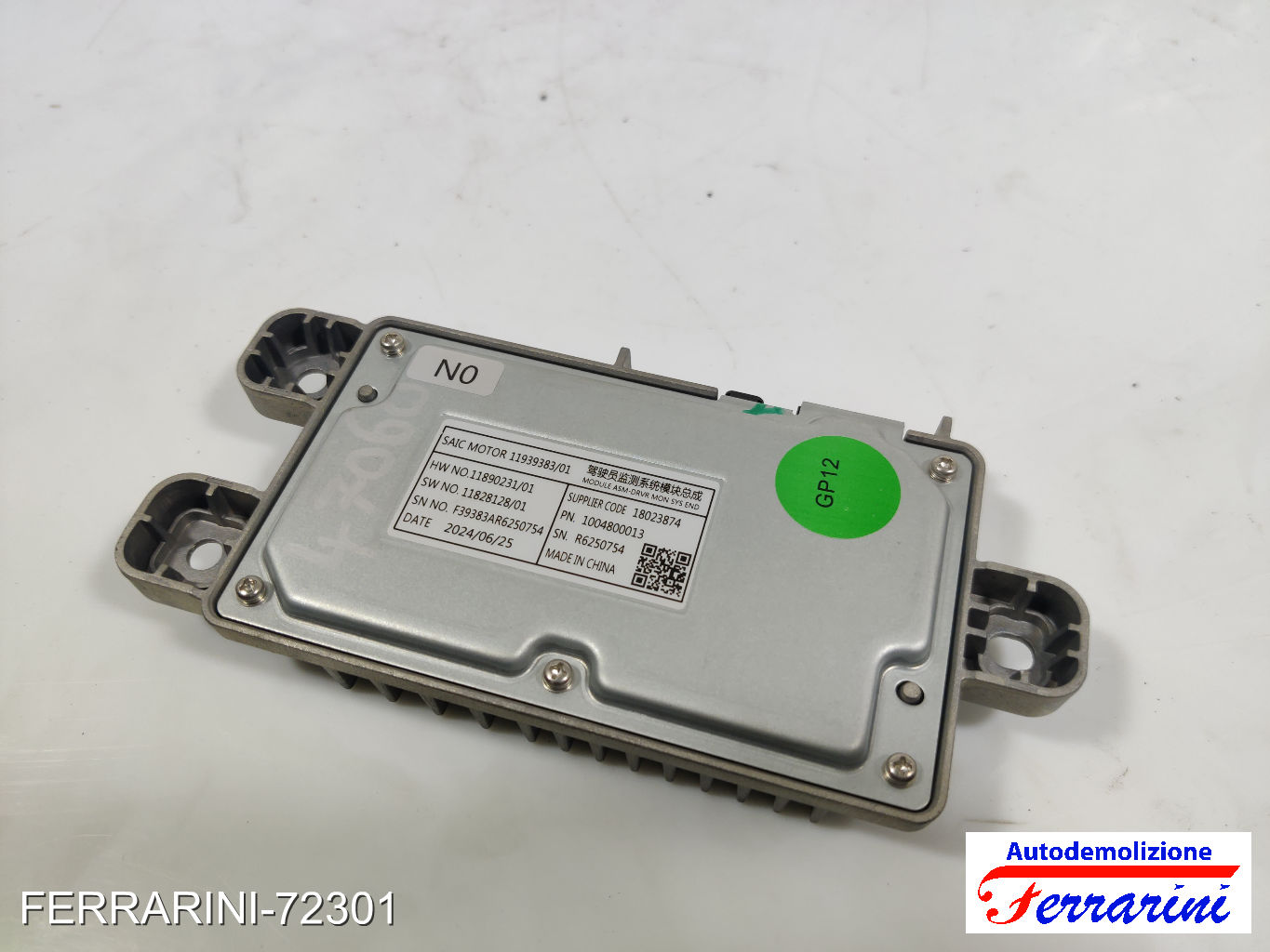 centralina DMS adas MG MG ZS SUV 1.5 VTI 2017-2023 1004800013, 1182812801