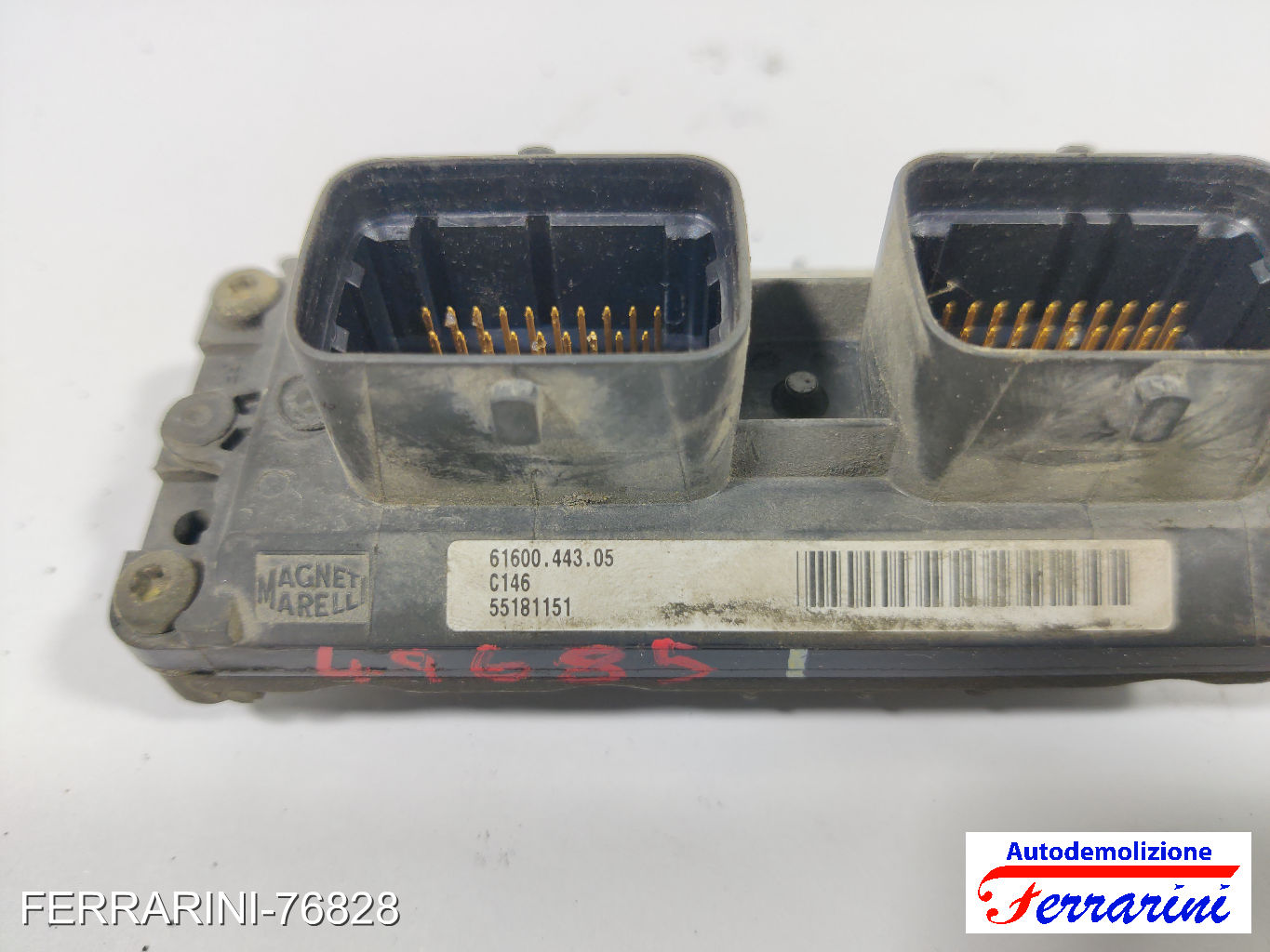 Centralina Motore LANCIA Y 840 1.2 1996-2003 55181151, IAW59FM5, 18080YZ