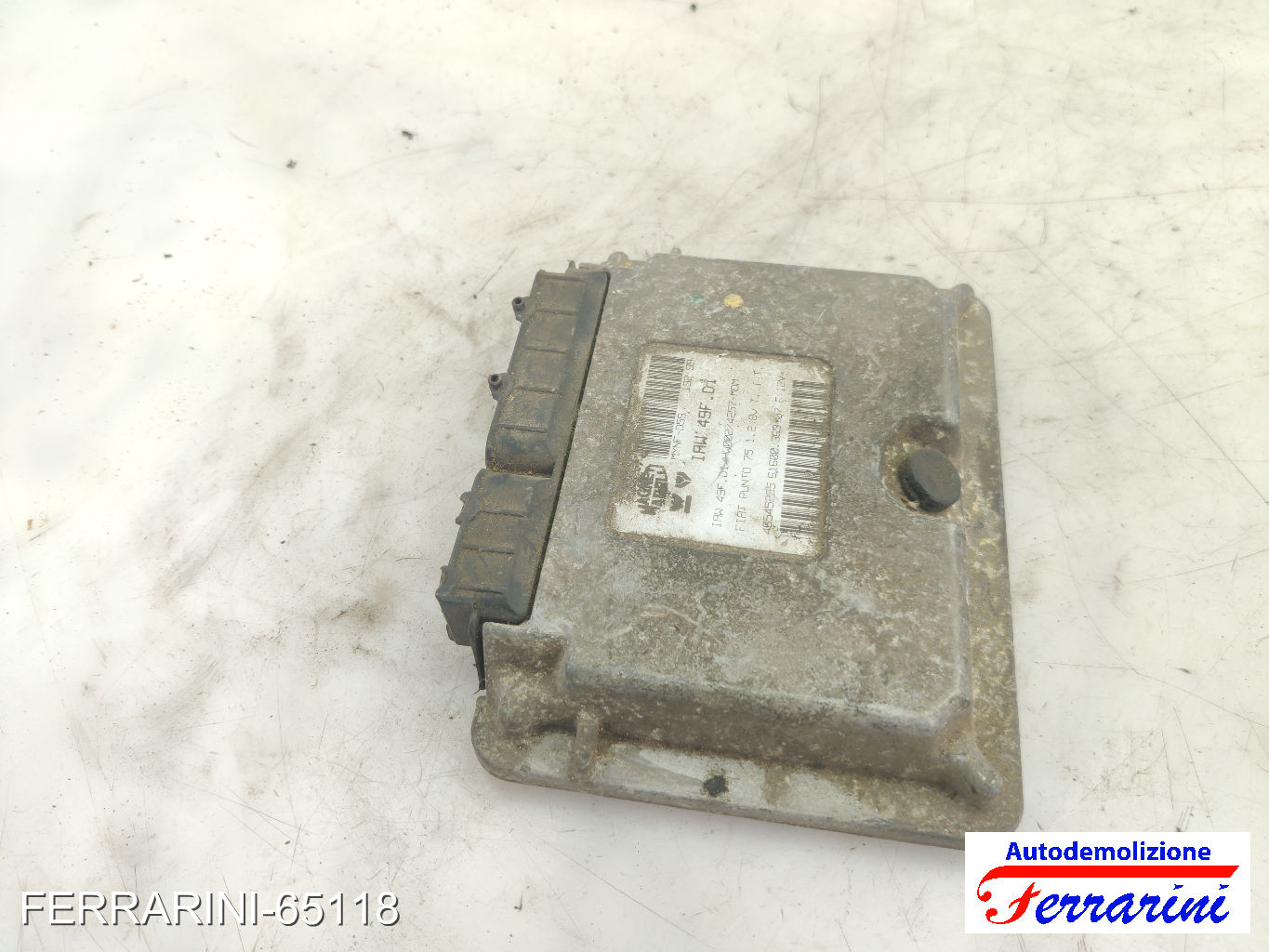 Centralina Motore FIAT PUNTO 176 75 1.2 1993-1999 46545235, 61600363007