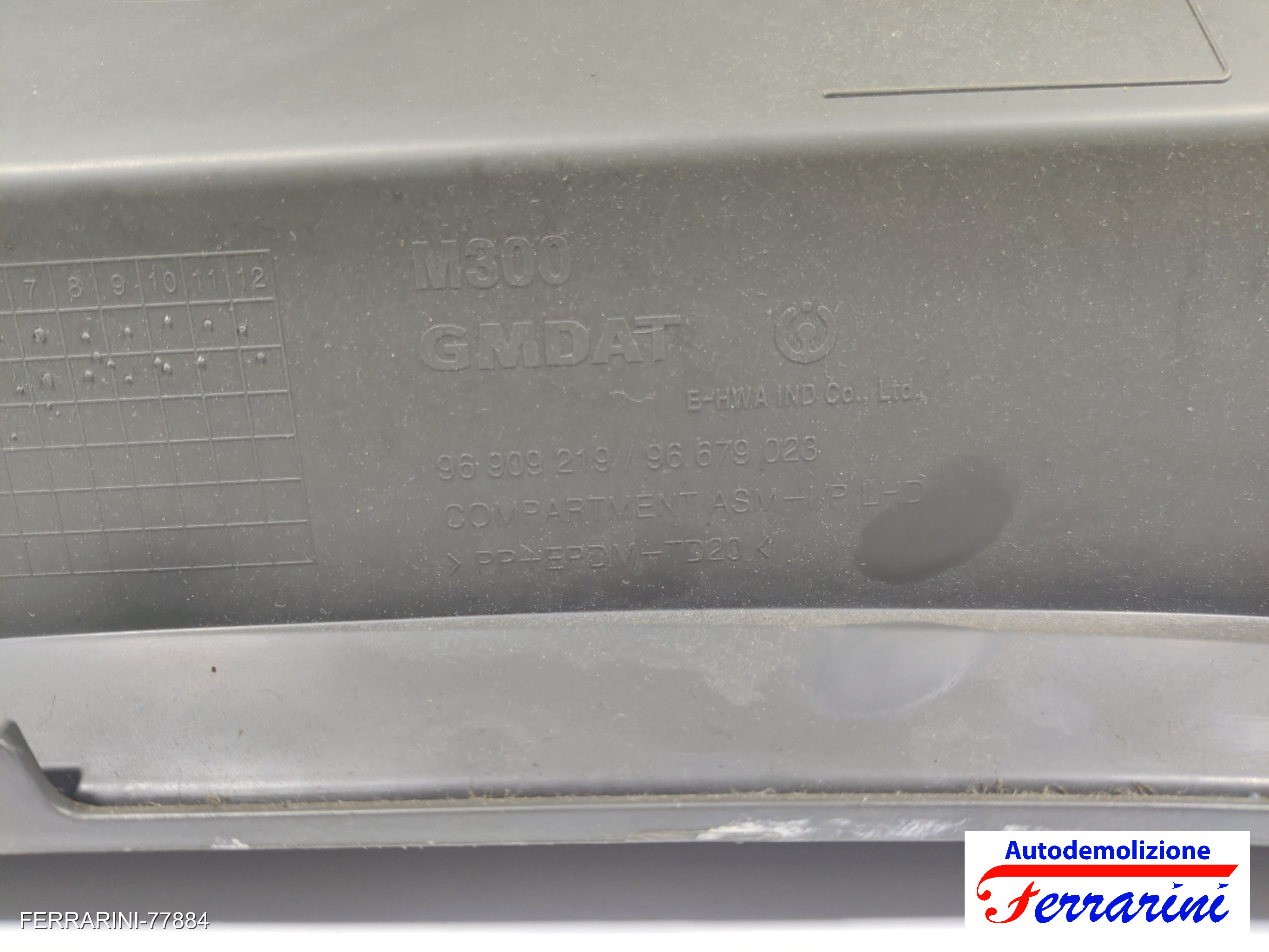 Portaoggetti Passeggero CHEVROLET SPARK M300 2010-2015 96909219, 91011112
