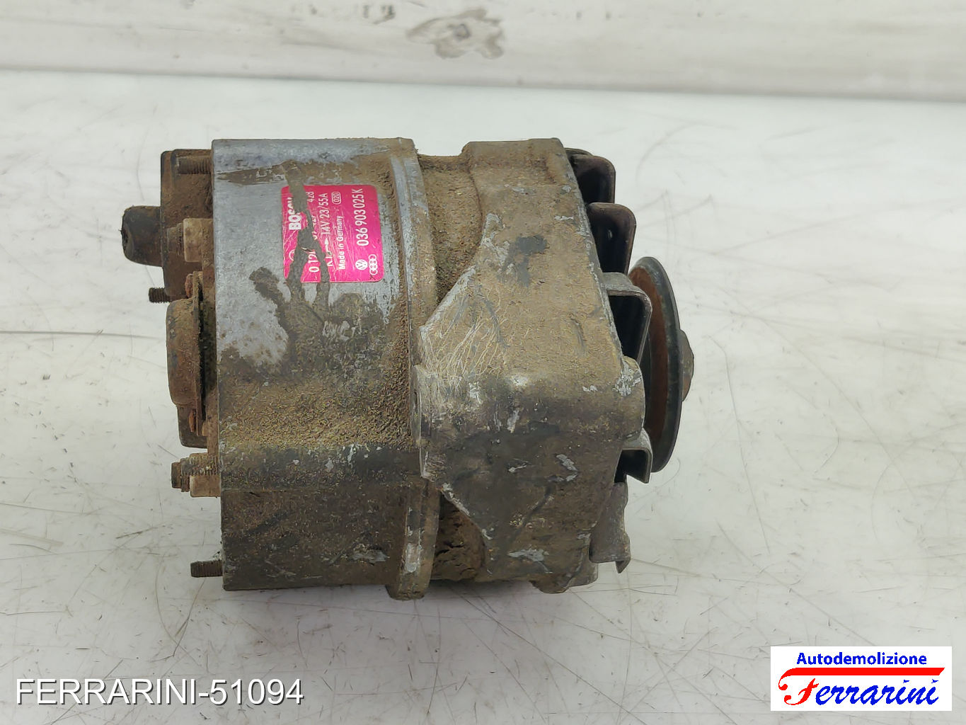 Alternatore VW POLO 80, 86C 1.0 1985-1992 036903025K, 036903017J, 036903017JX