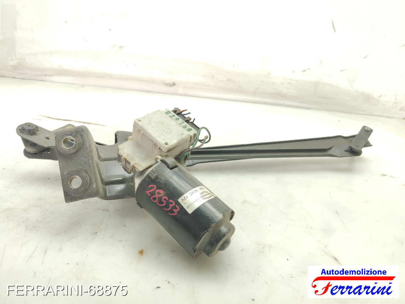 Spazzacqua Motorino Tergicristallo FIAT SEICENTO 600 187 1997-2008 anteriore 8