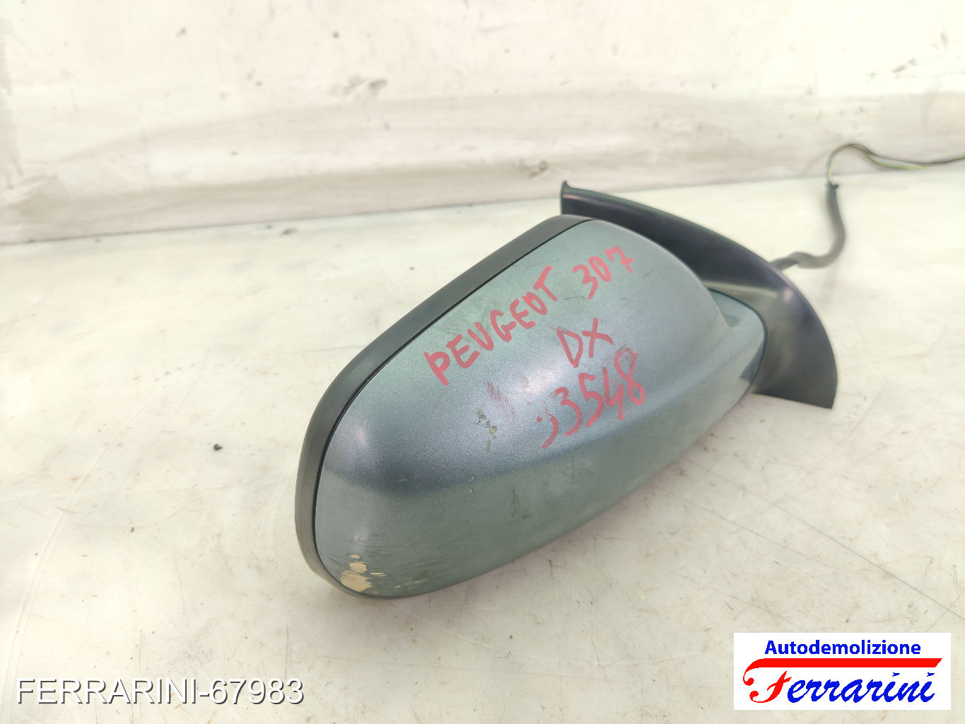 Specchietto Laterale PEUGEOT 307 3A/C 2005-2009 destro, dx 7