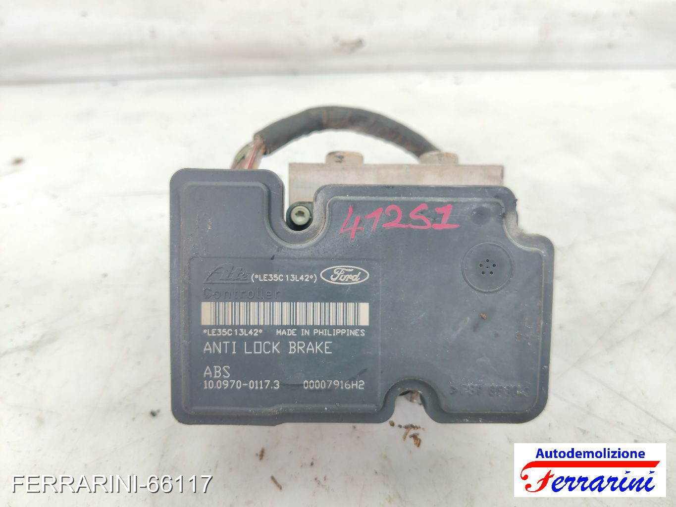 Centralina Pompa Abs FORD FIESTA 5 JD, JH 1.4 TDCI 2001-2008 4S612M110CC