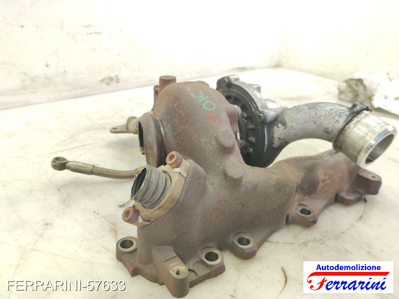 Turbina OPEL ASTRA H SW A04 1.9 CDTI 16V 2004-2010 55196859, 55205356, 93184791 11