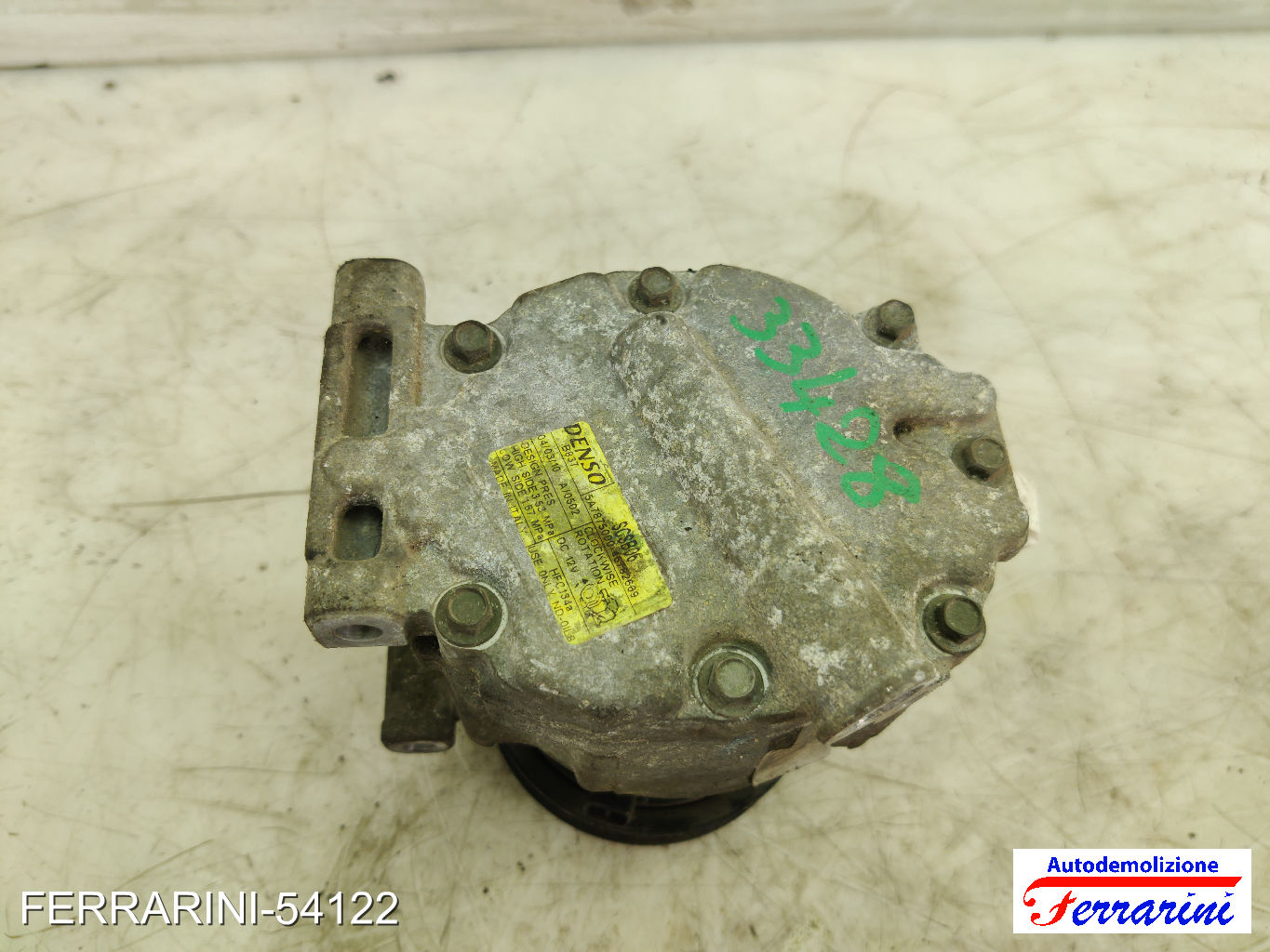 Compressore Clima FIAT PANDA 169 1.2 2003-2012 5A7875000, 46782669, 5174731