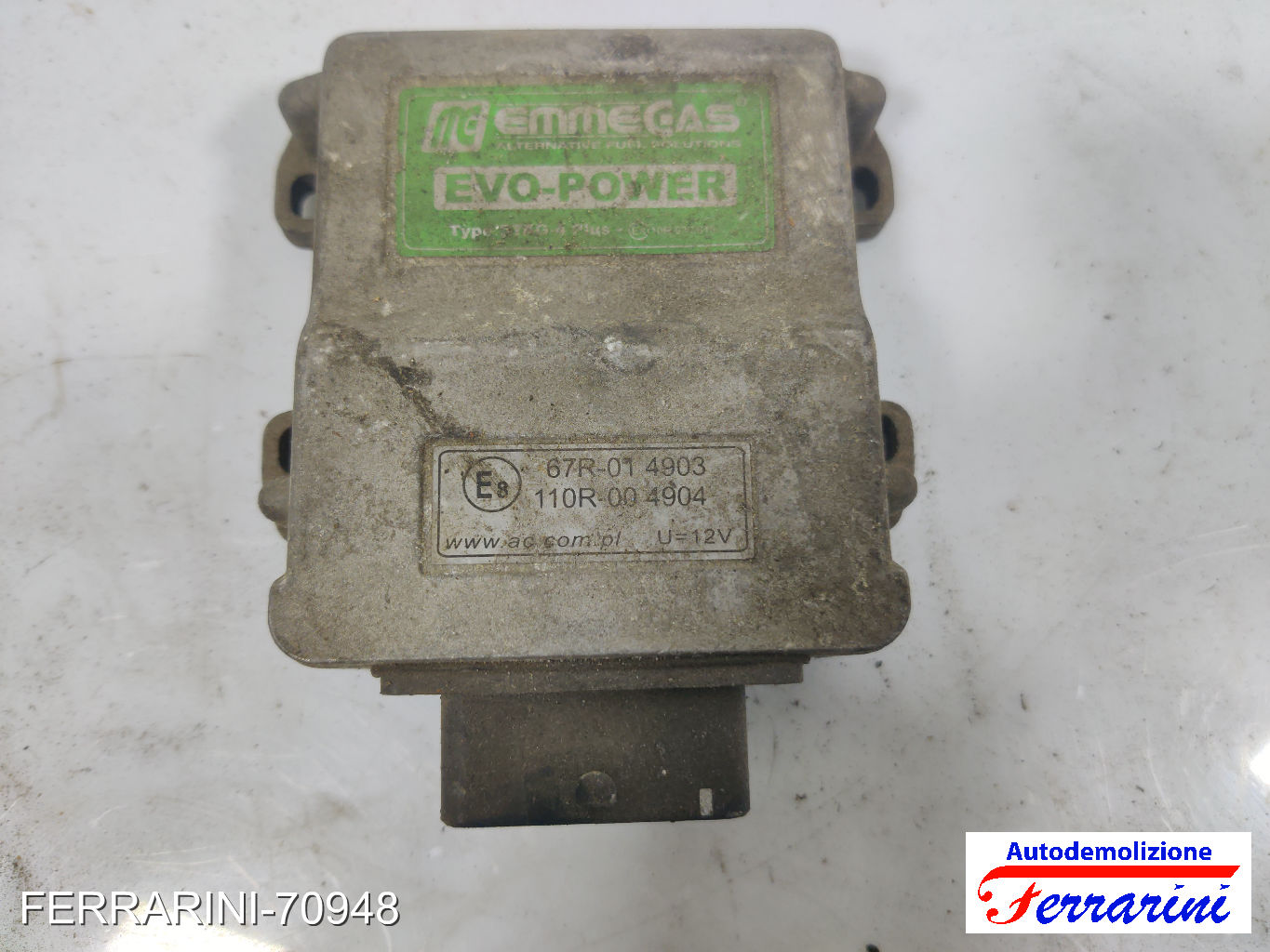 Centralina Gpl OPEL MERIVA A X03 1.4 16V TWINPORT 2004-2010 EMMEGASEVOPOWER 7