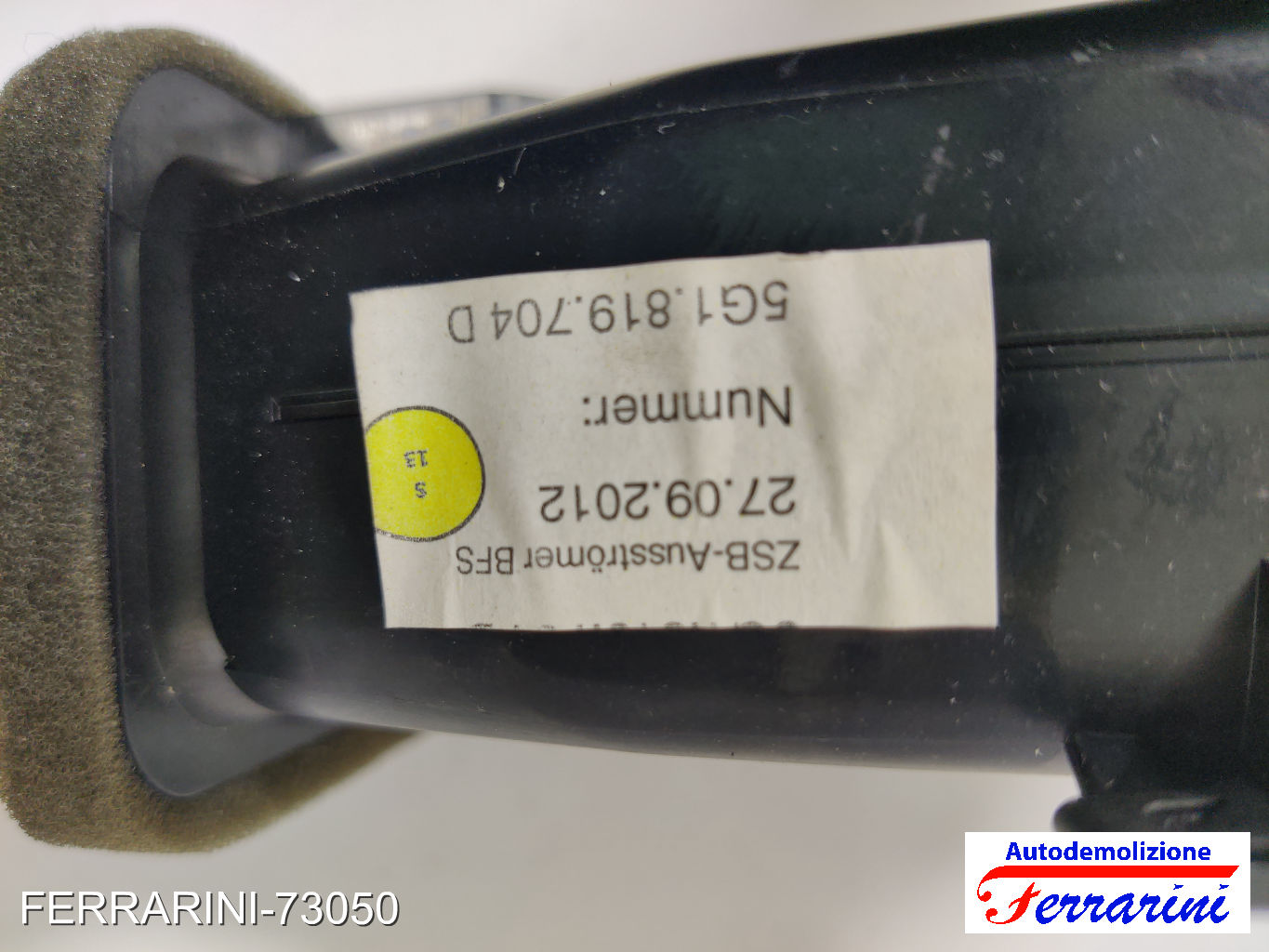 Bocchetta Areazione VW GOLF 7 5G1, BE1, BE2, BQ1 2012-2020 destra, dx, frontale