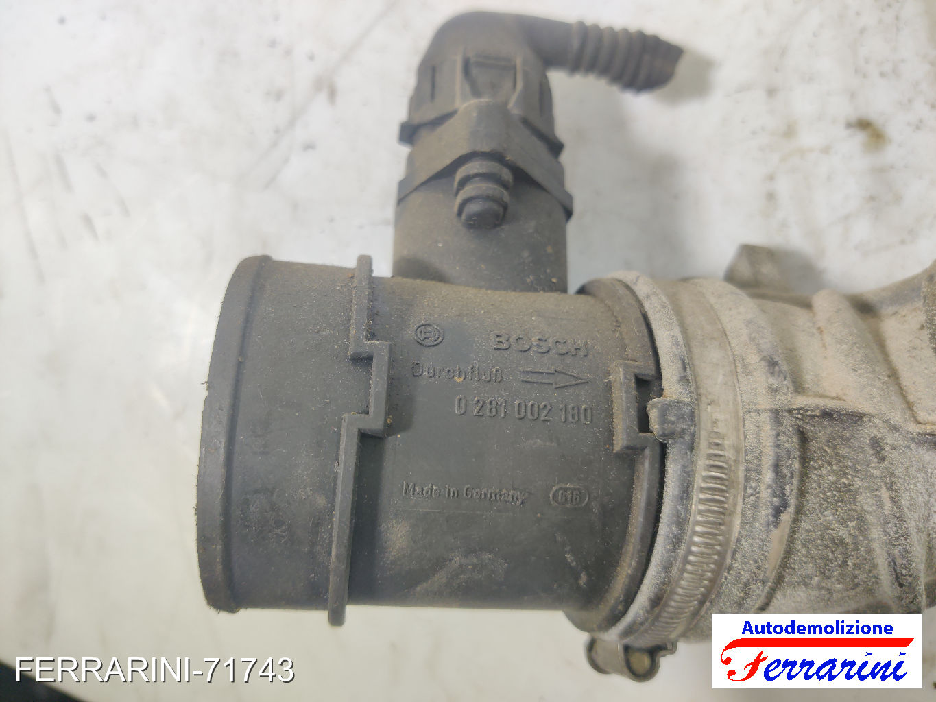 Debimetro OPEL ZAFIRA A T98 2.0 DI 16V 1999-2005 93171356, 90530767, 836629
