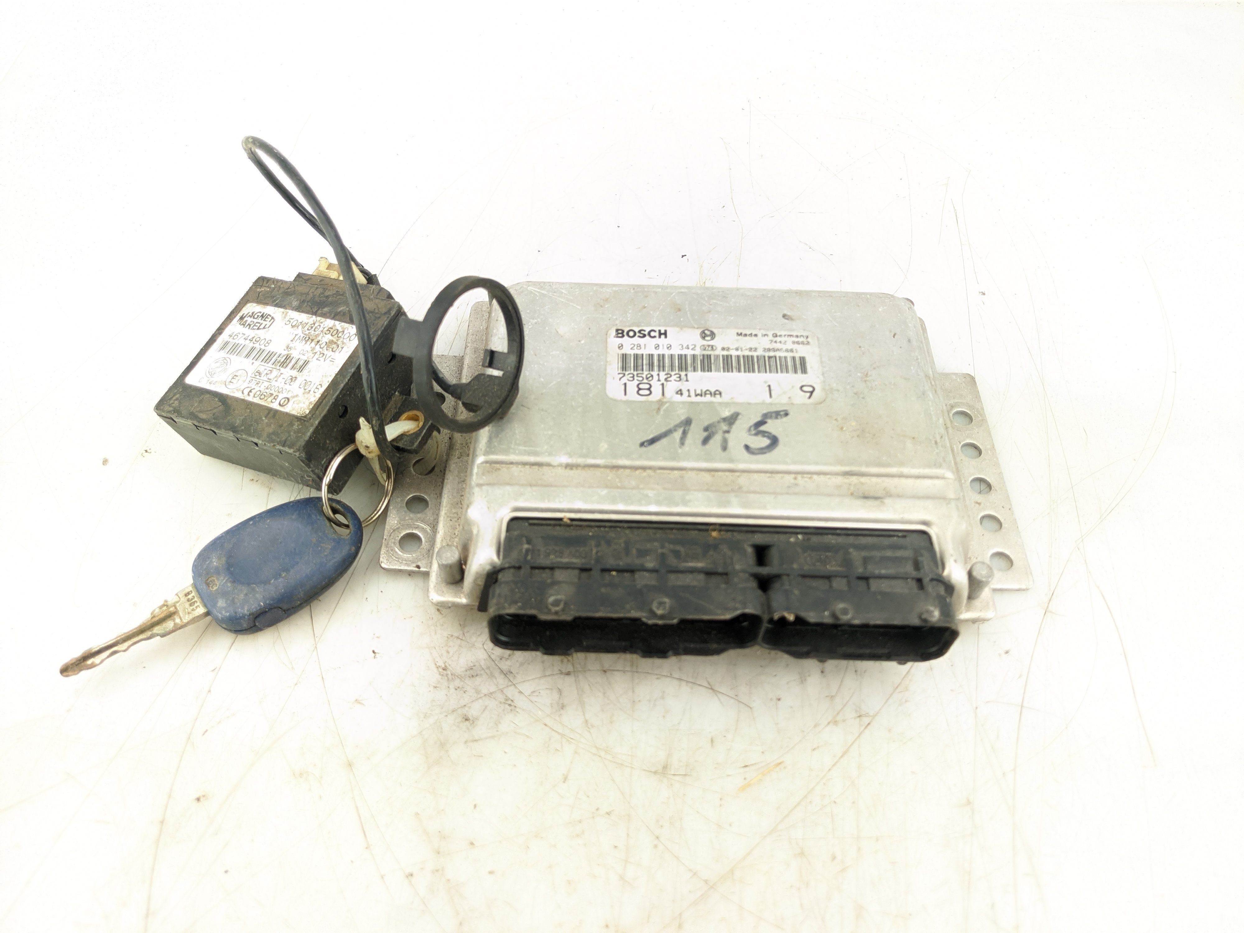 Kit Accensione FIAT MAREA WEEKEND 185 1.9 JTD 110 2000-2002 0281010342, 73501231