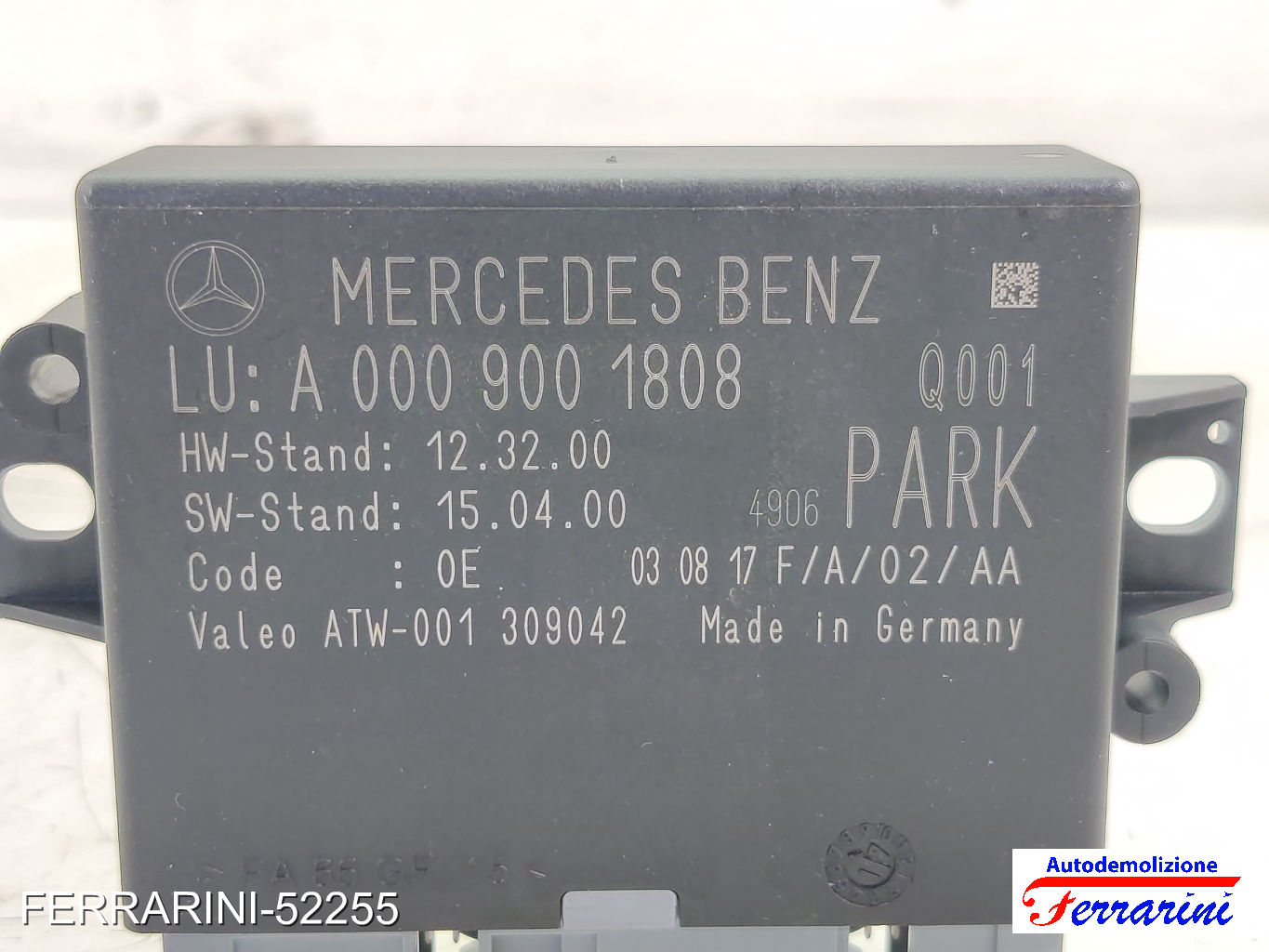 Centralina Sensori Parcheggio MERCEDES CLASSE C S205 2015-2018 A0009001808 8