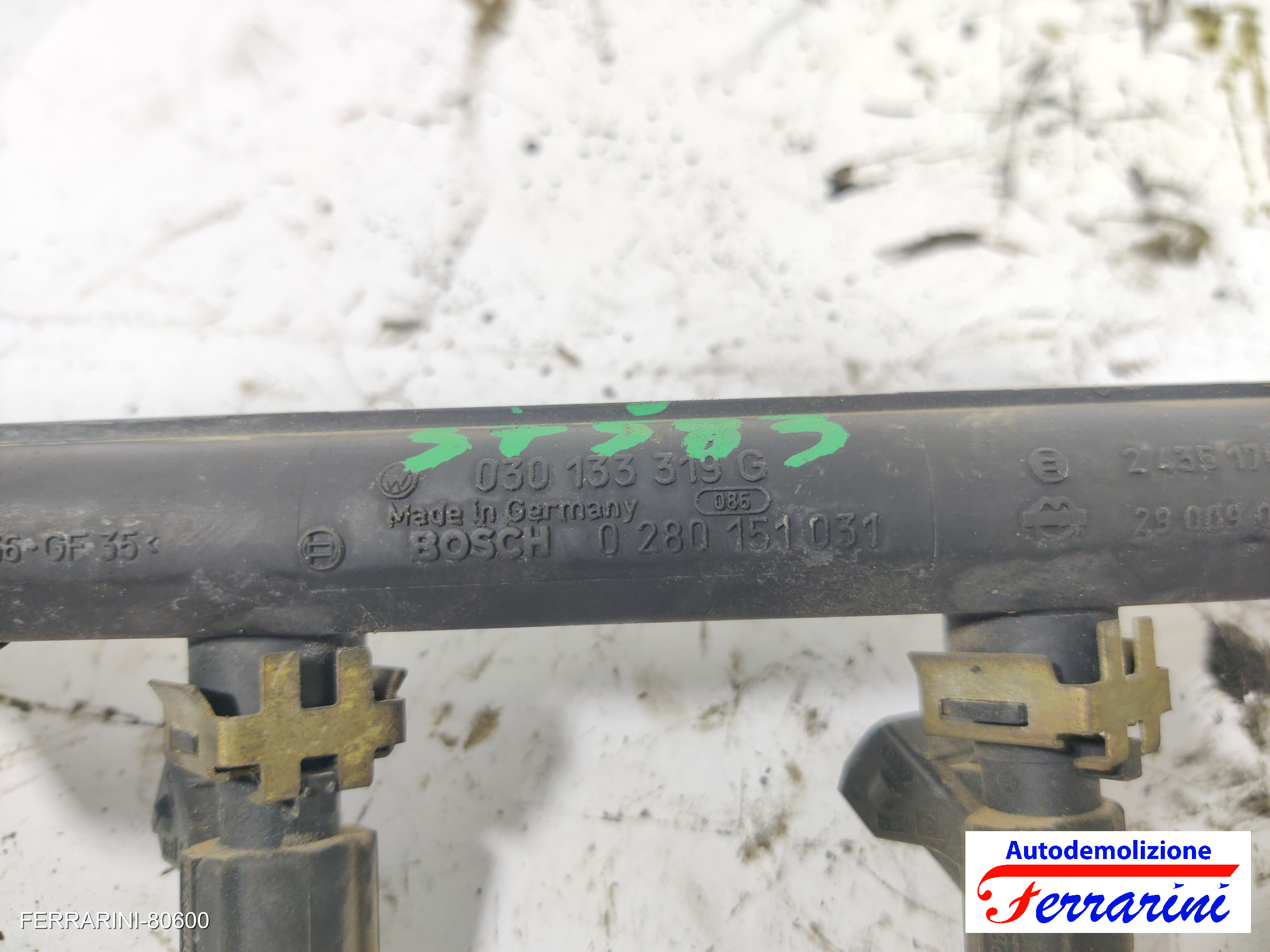 Flauto Con Iniettori SEAT IBIZA 2 6K1 1.0I 1996-2002 030133319G, 0280151031 9