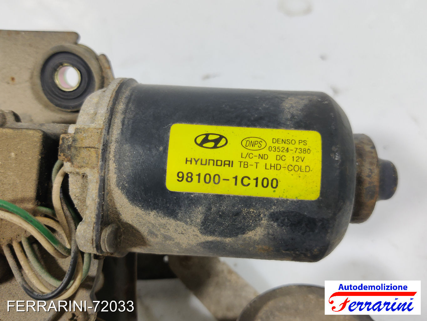 Spazzacqua Motorino Tergicristallo HYUNDAI GETZ TB 2005-2009 anteriore, frontale 10