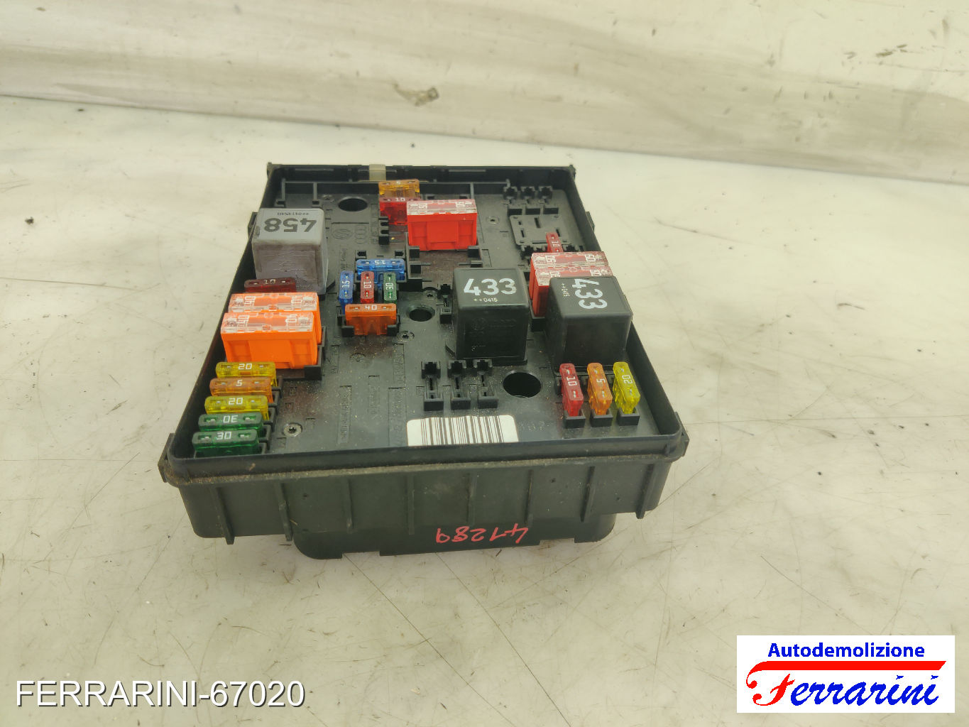 Body Computer AUDI A3 8P1 2.0 TDI 16V 2003-2012 1K0937124H, 01394932, 013949631C 8