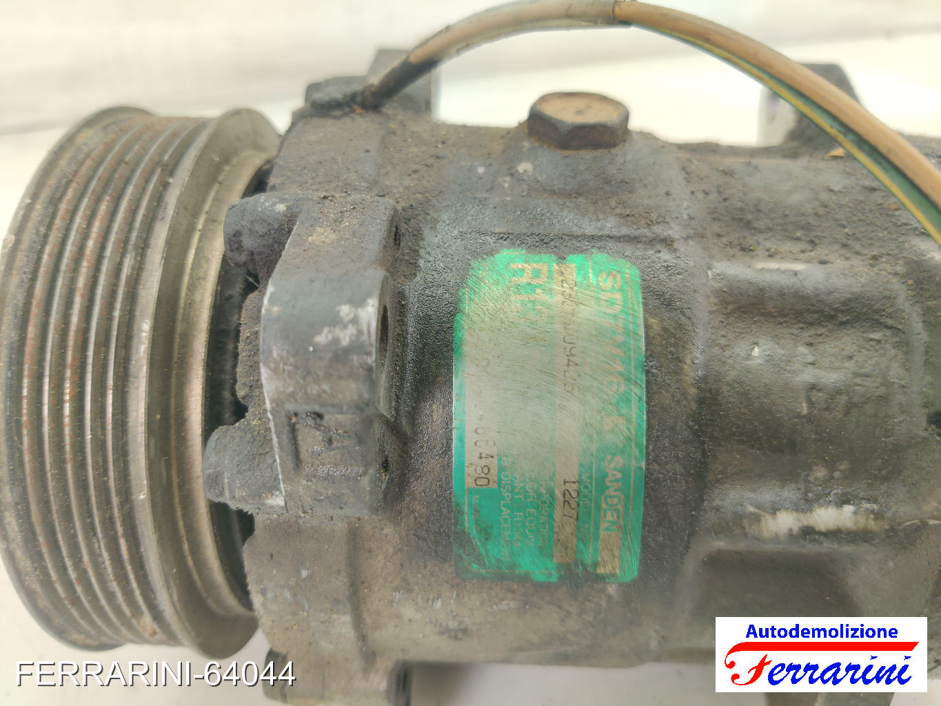Compressore Clima FIAT SCUDO 220 1.9 D 1996-2006 9640486480, 9653860480, 66480 6