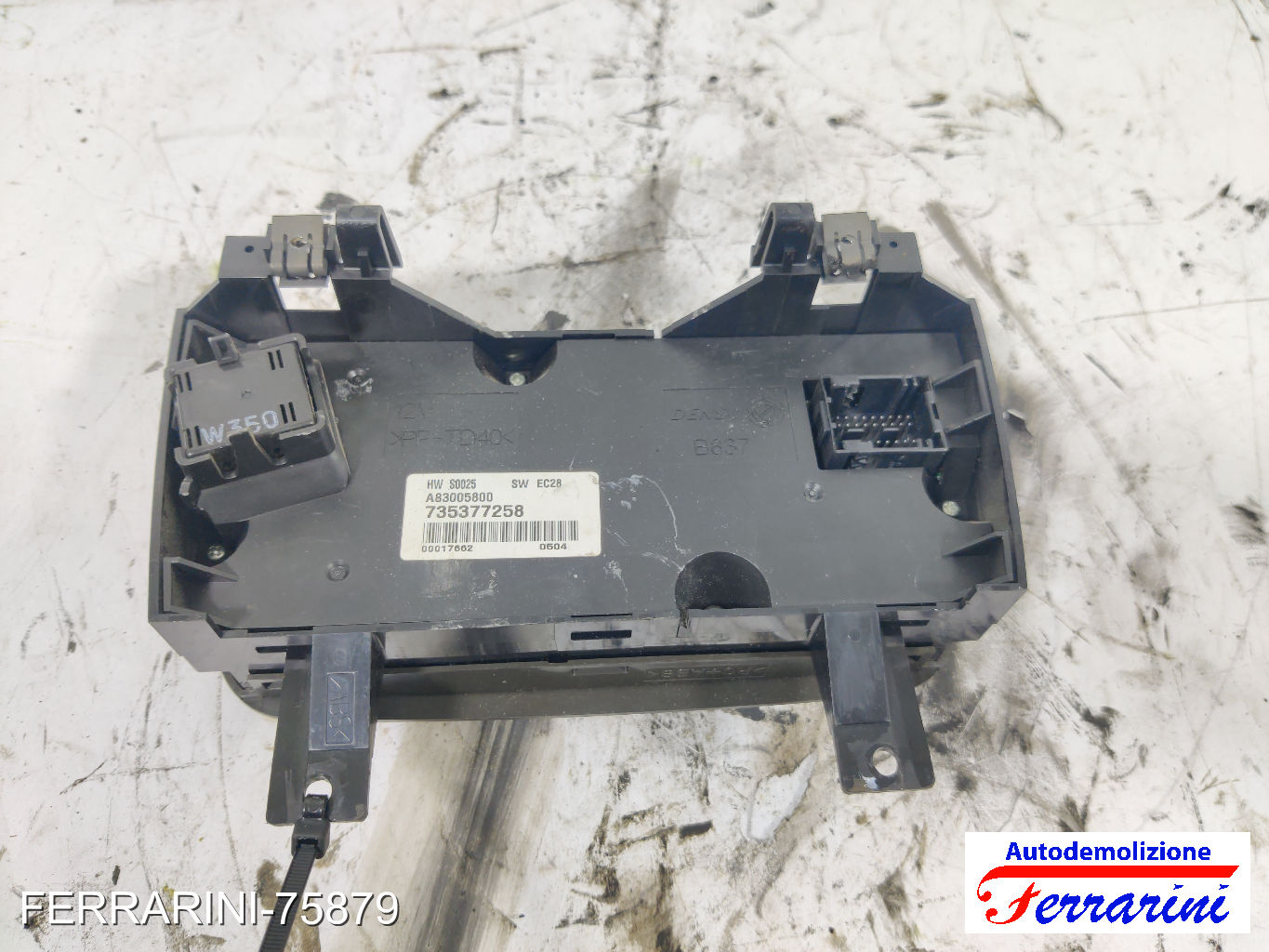 bizona automatico Tastiera Clima FIAT IDEA 350 2004-2012 anteriore, frontale