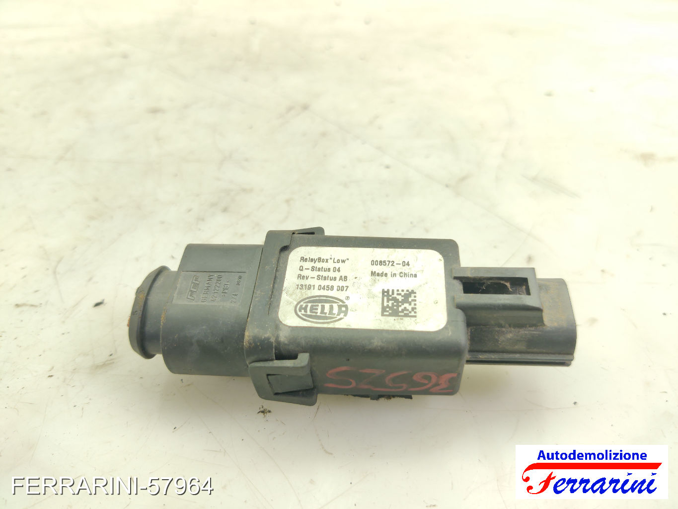 relè pompa vuoto depressione OPEL MERIVA B S10 1.4 LPG 2011-2017 13397380