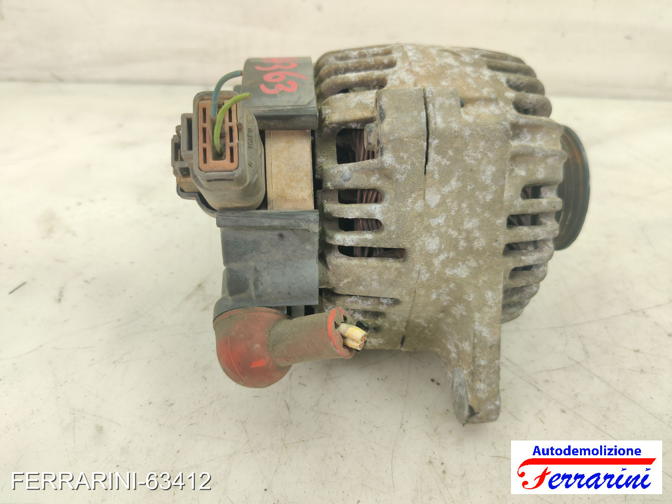 Alternatore NISSAN MICRA 3 K12 1.2 16V 2003-2010 23100AX600, 2542694B, TG8C011