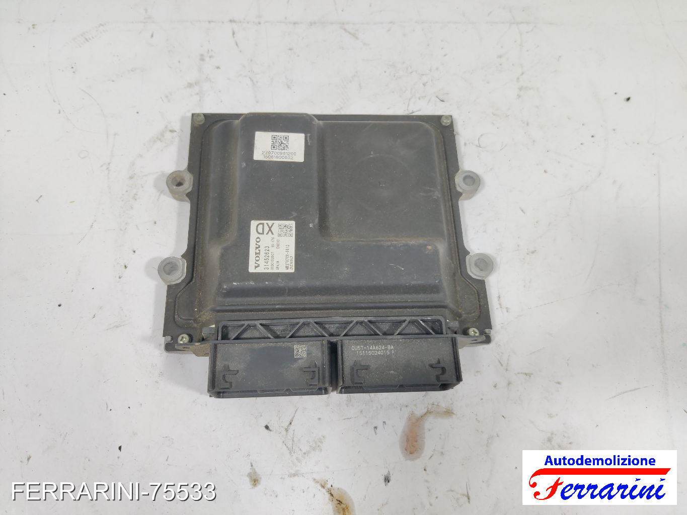 Centralina Motore VOLVO V60 1 155 2.0 D2 2015-2018 31452623, CU5T14A624BA