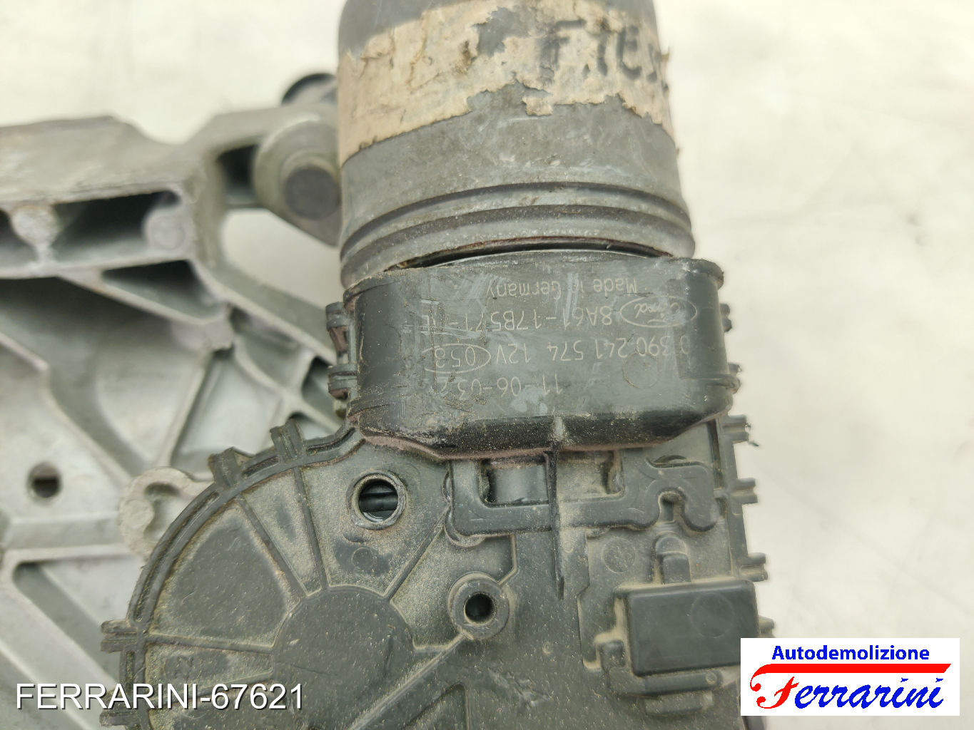 Spazzacqua Motorino Tergicristallo FORD FIESTA 6 CB1, CCN 2008-2012 anteriore 13