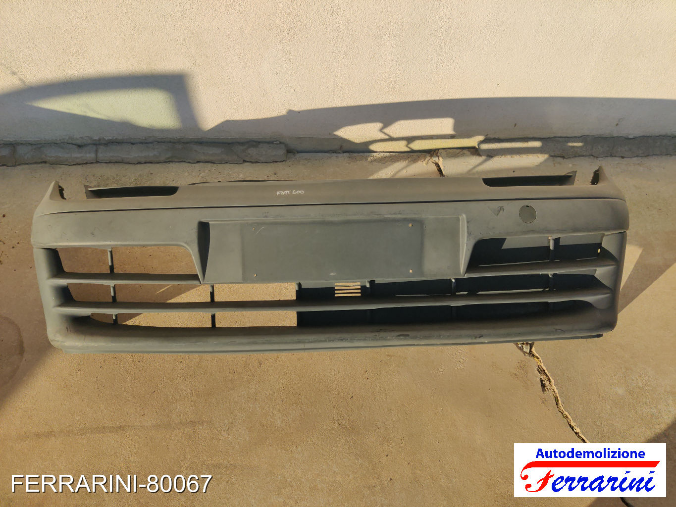 Paraurti FIAT SEICENTO 600 187 1998-2010 Frontale 735283291, FT04042031A