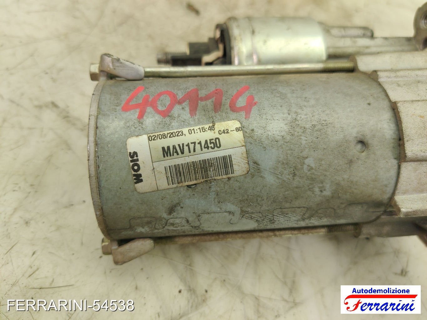 Motorino Avviamento CITROEN C3 1 FC, FN 1.4I 2002-2010 MAV171450, 5802CR, 5802Q9