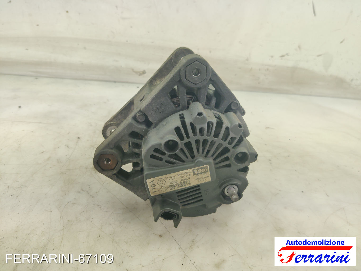 Alternatore NISSAN MICRA 3 K12 1.5 DCI 2003-2010 TG11C011, 8200100907, 2542664C 8