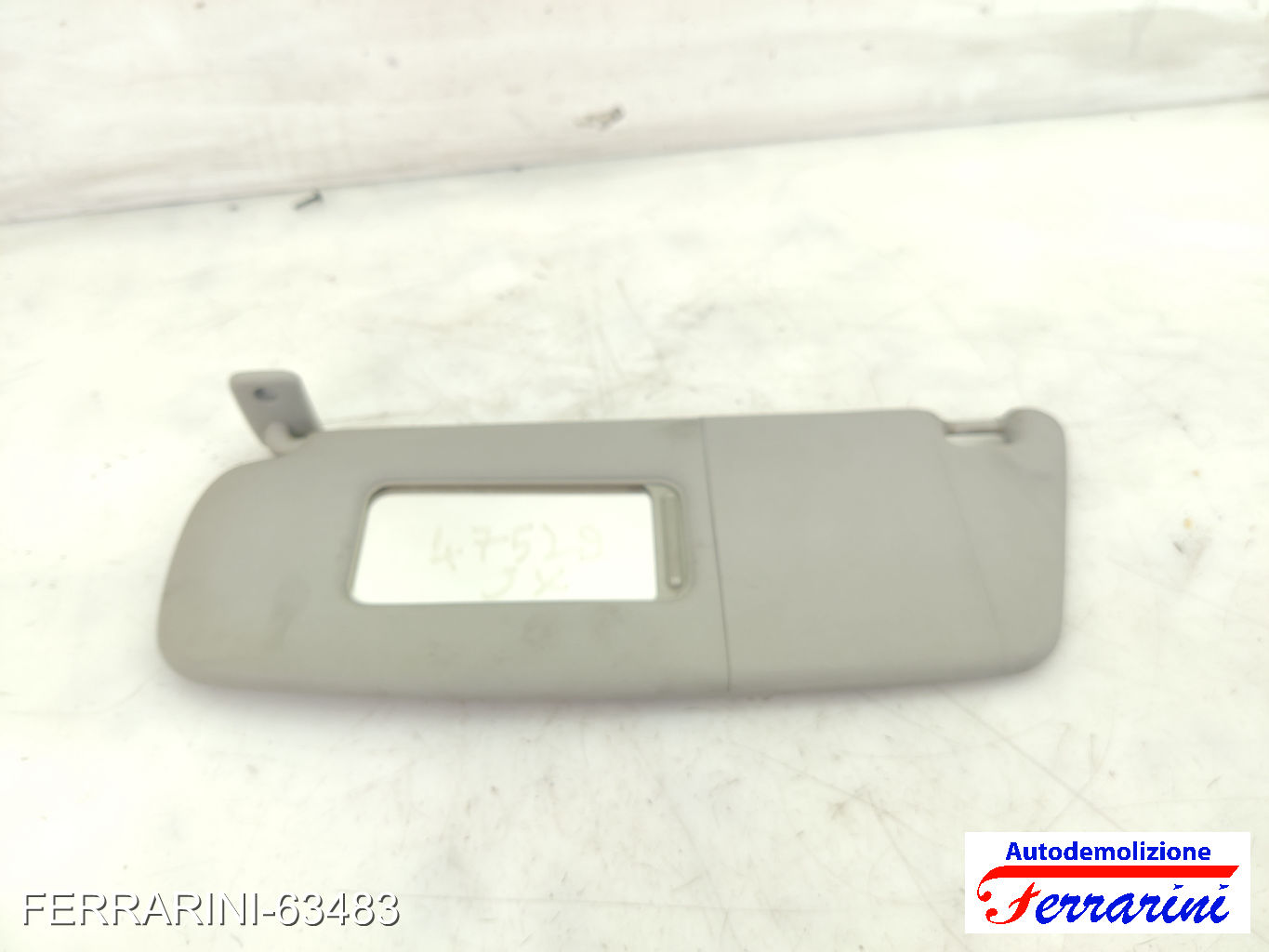 Aletta Parasole OPEL MERIVA A X03 2004-2010 sinistro, sx 13130072 6
