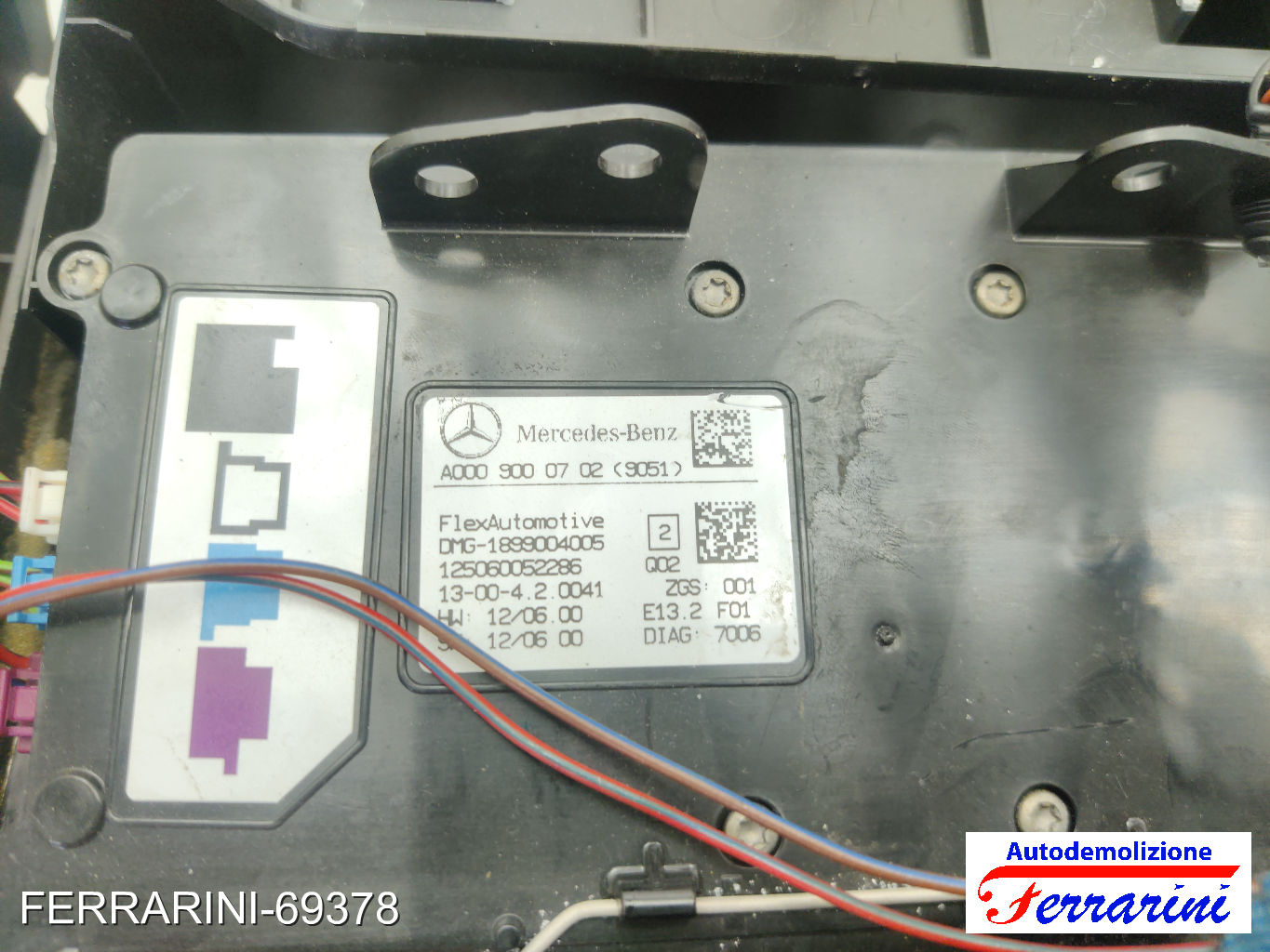 Plafoniera MERCEDES CLASSE B W242, W246 2011-2014 anteriore, frontale centrale