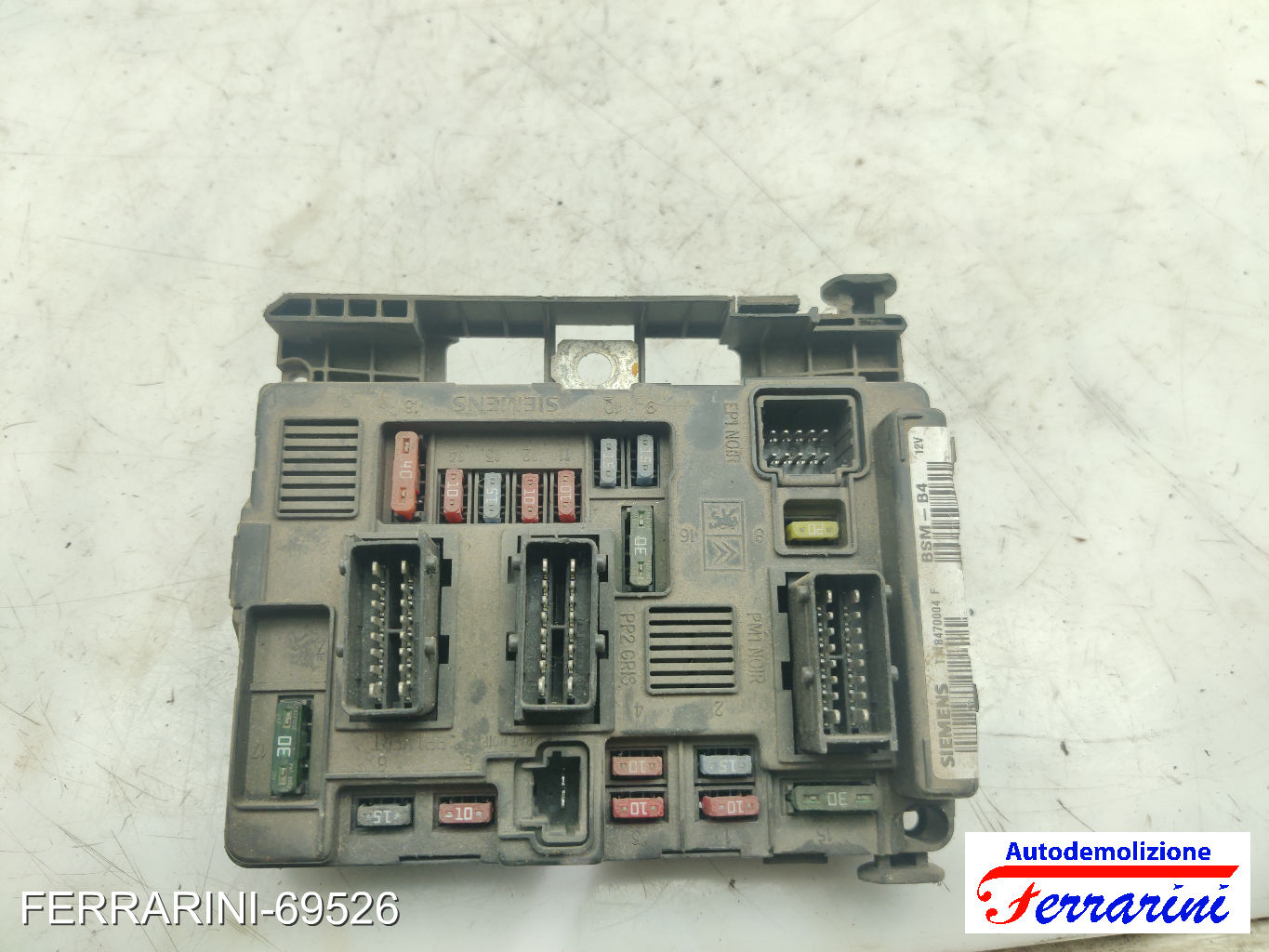 Body Computer PEUGEOT 307 SW 3H 2.0 HDI 90 2002-2008 9647000480, T118470004