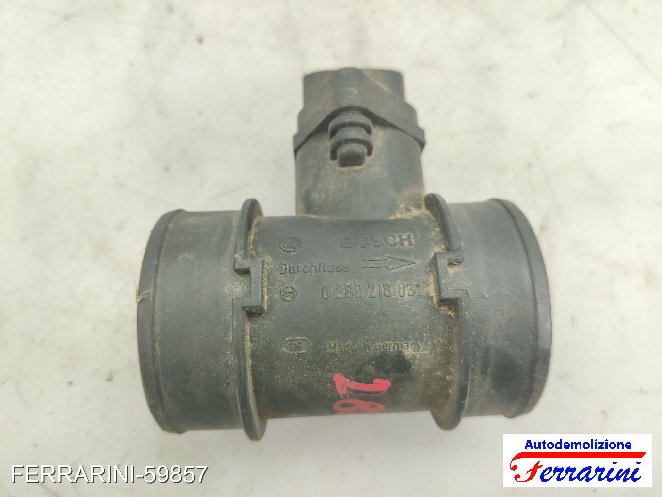 Debimetro OPEL CORSA B S93 1.2I 16V 1998-2000 9193149, 9227760, 836584