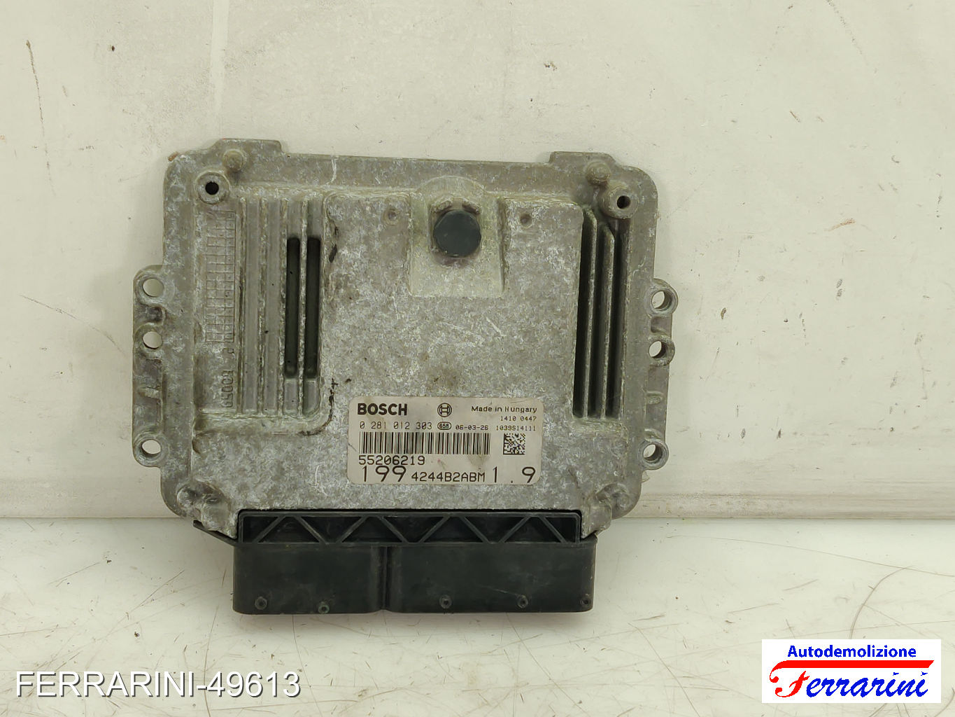 Centralina Motore FIAT GRANDE PUNTO 199 1.9 D MULTIJET 2005-2009 55206219 11