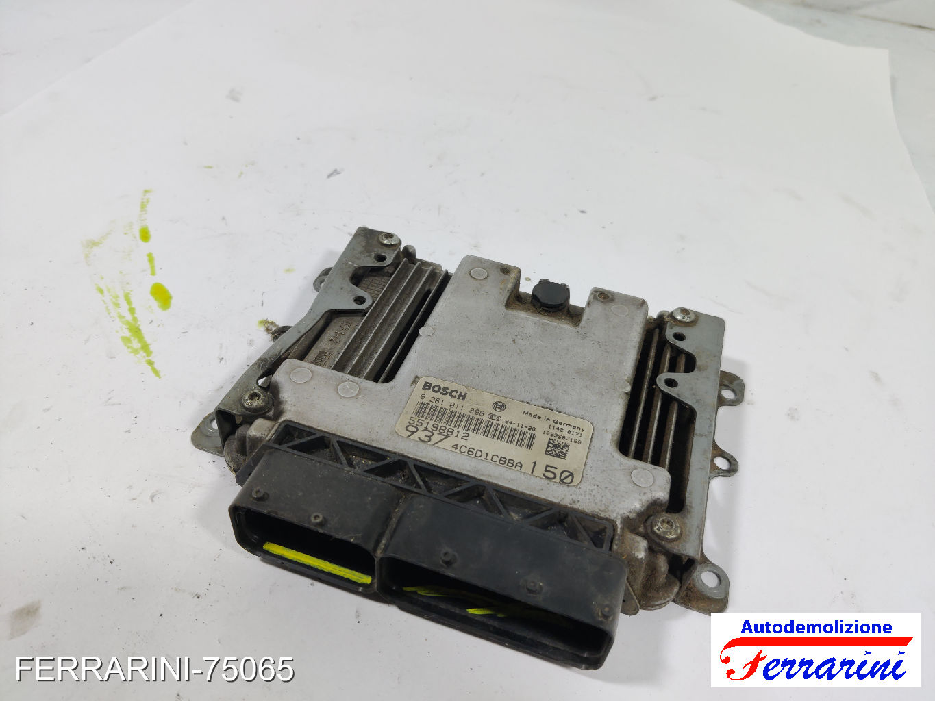 Centralina Motore ALFA ROMEO GT 937 1.9 JTD 2003-2010 55198812, 0281011896