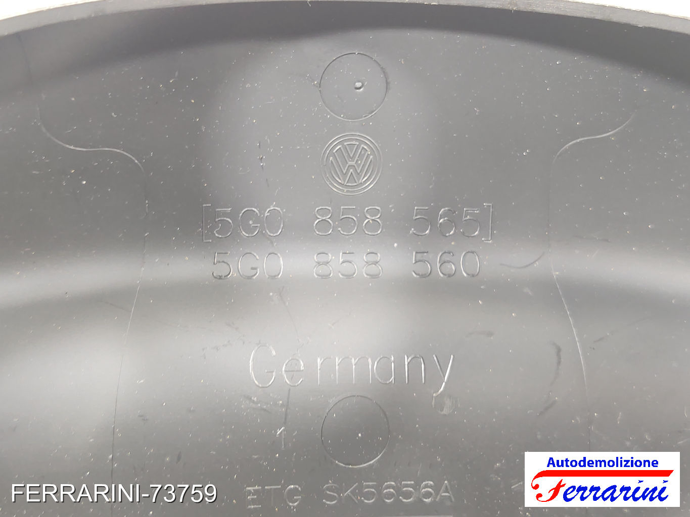 copertura coperchio devioluci VW GOLF 7 5G1, BE1, BE2, BQ1 2012-2020 sinistro