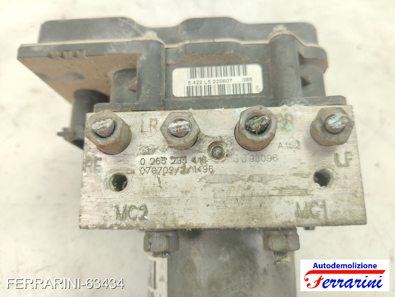 Centralina Pompa Abs FIAT BRAVO 2 198 1.6 D MULTIJET 2007-2014 798096, 5422L5