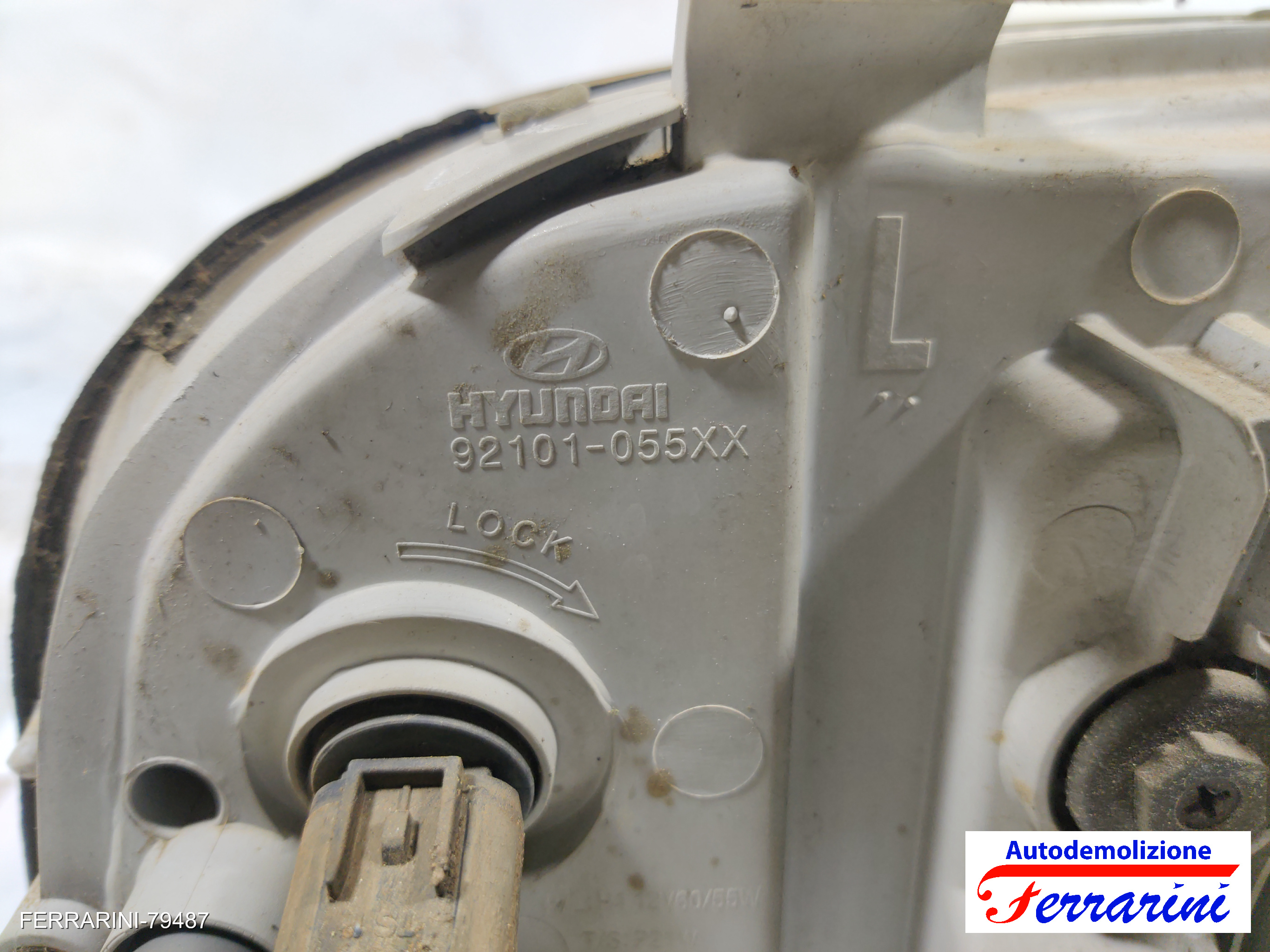 Faro Anteriore HYUNDAI ATOS MX 2003-2008 sinistro, sx 9210105510, HD8746, D0030 10